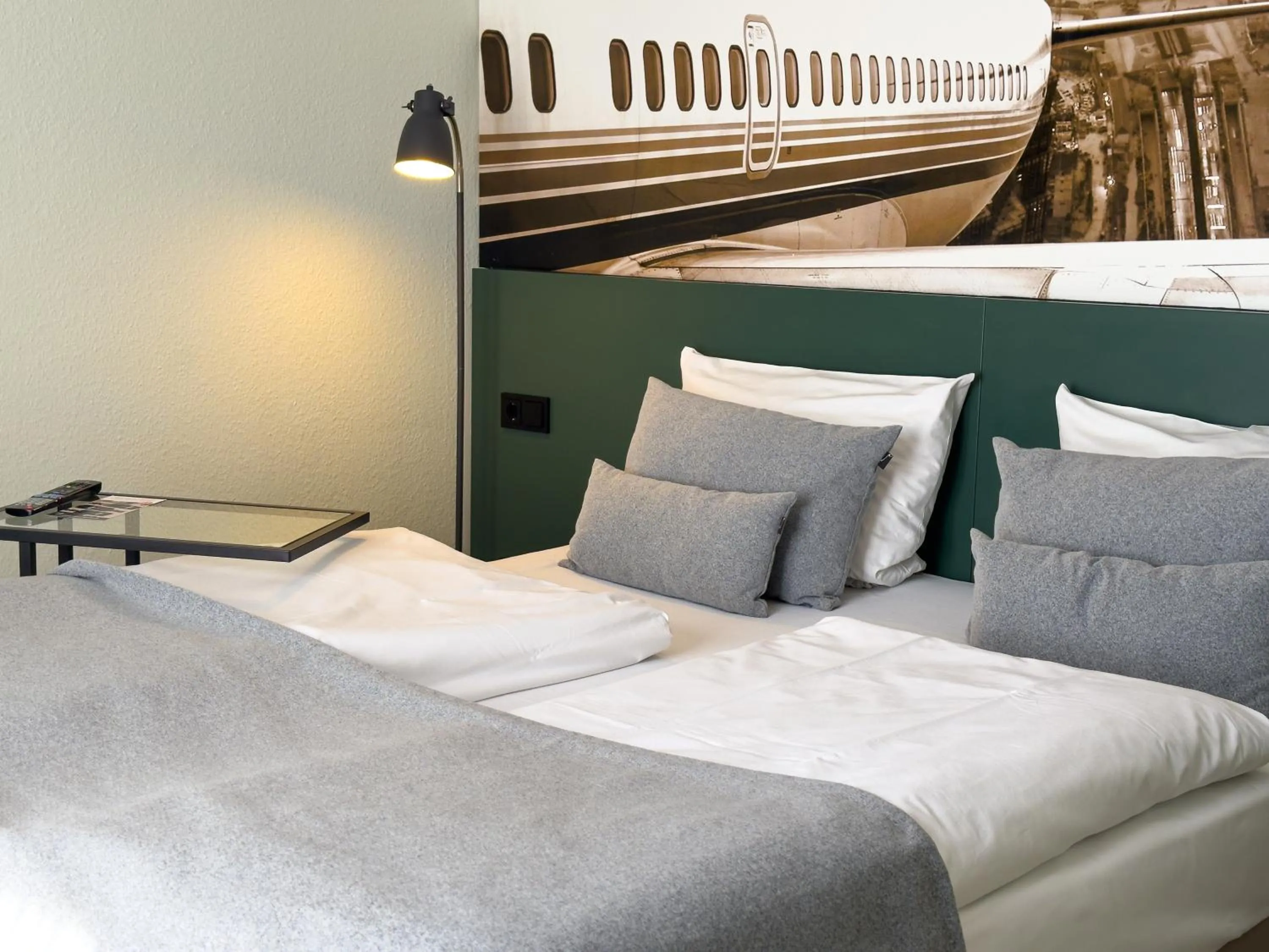 Photo of the whole room, Bed in ACHAT Hotel Frankfurt Airport