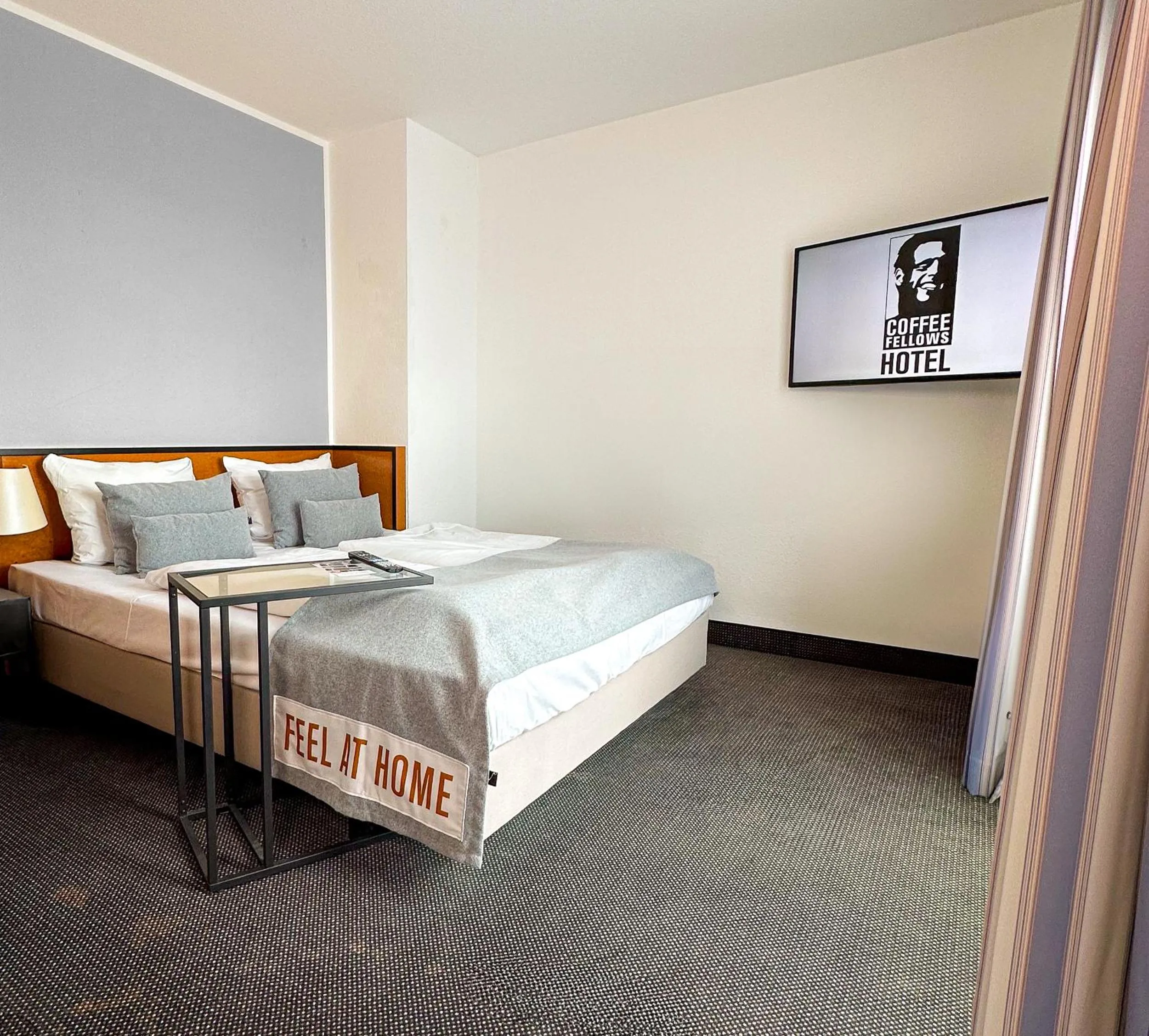 Photo of the whole room, Bed in ACHAT Hotel Frankfurt Airport