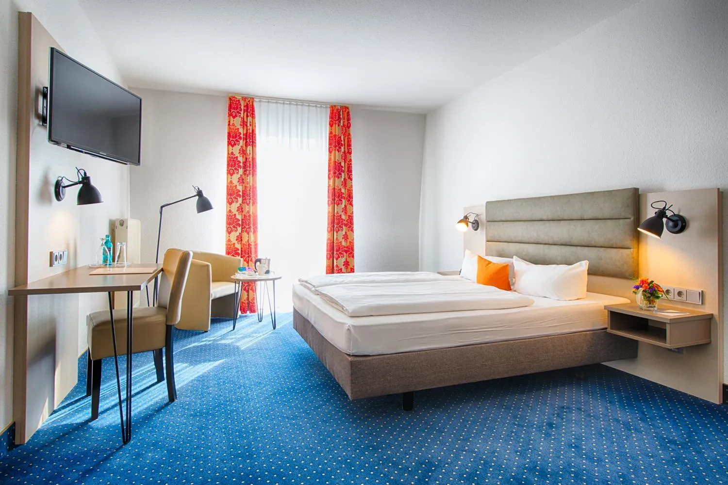 Bedroom, Bed in ACHAT Hotel Zwickau