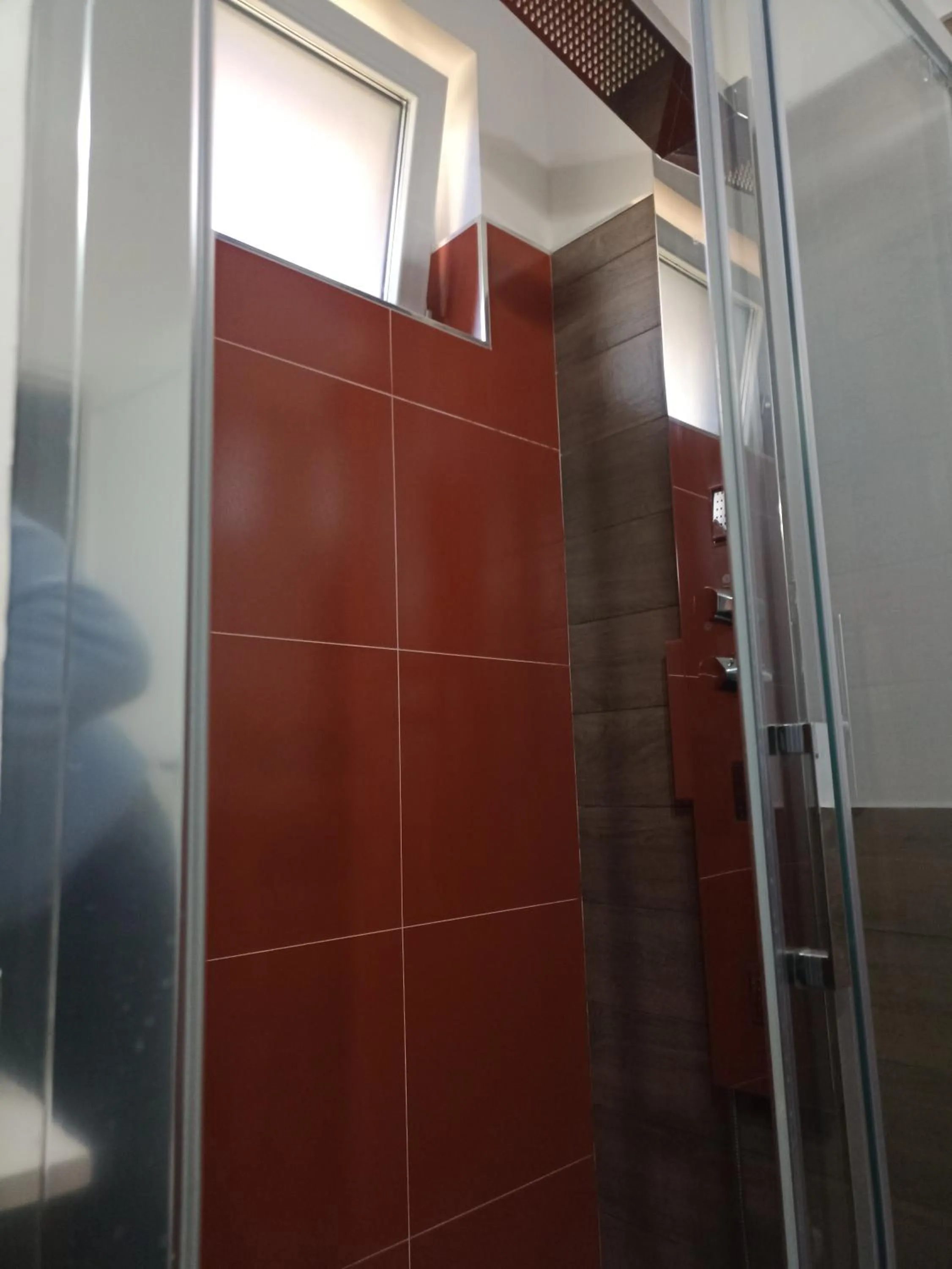 Shower, Bathroom in open