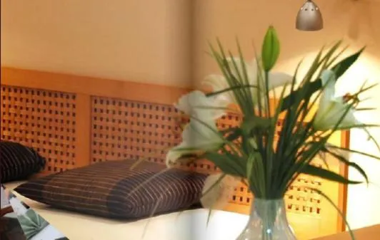 Decorative detail, Bed in Hotel Zur Linde