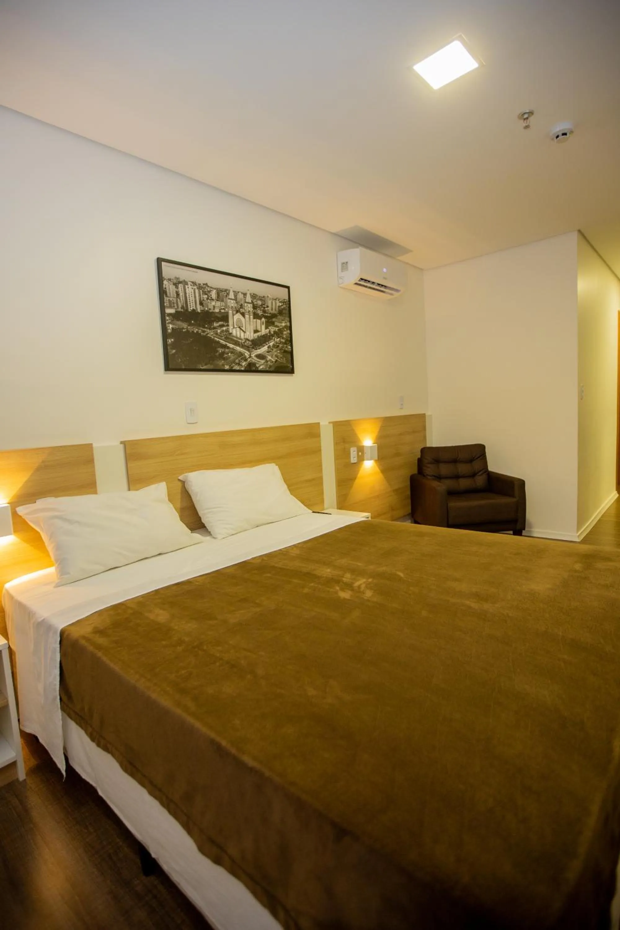 Bed in Tri Hotel Chapecó