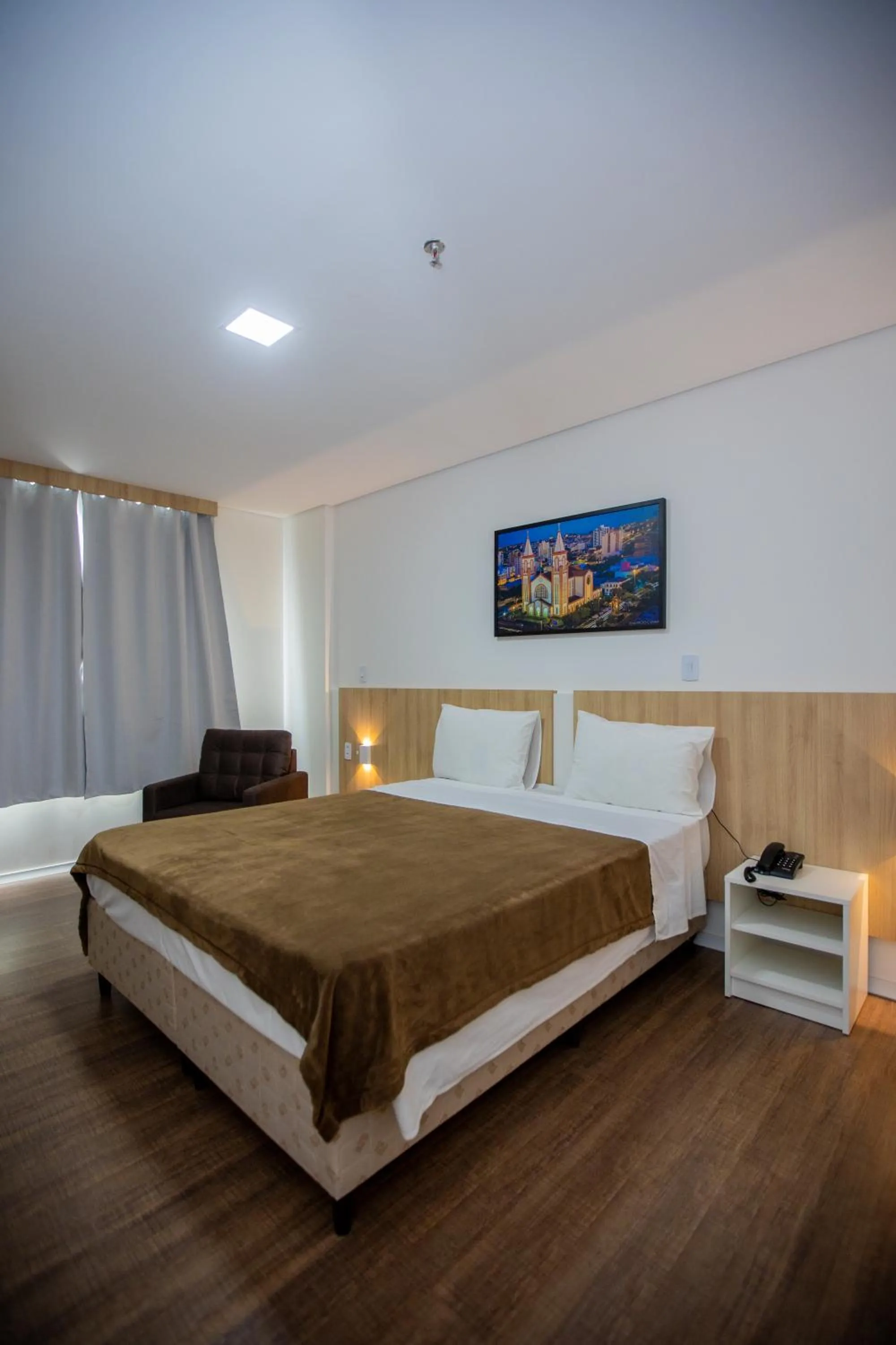 Bed in Tri Hotel Chapecó