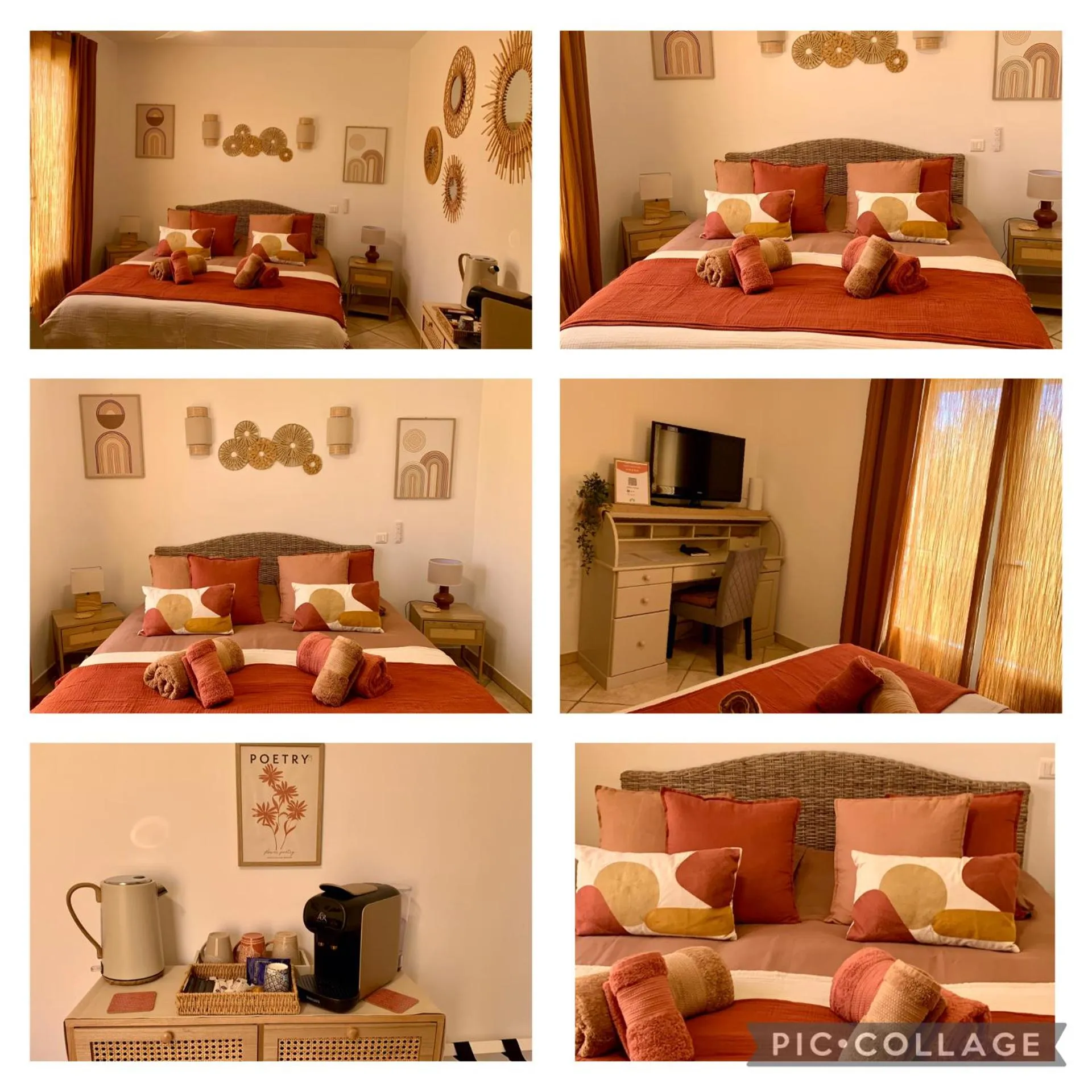 Bedroom, Bed in Villa fiora chambre