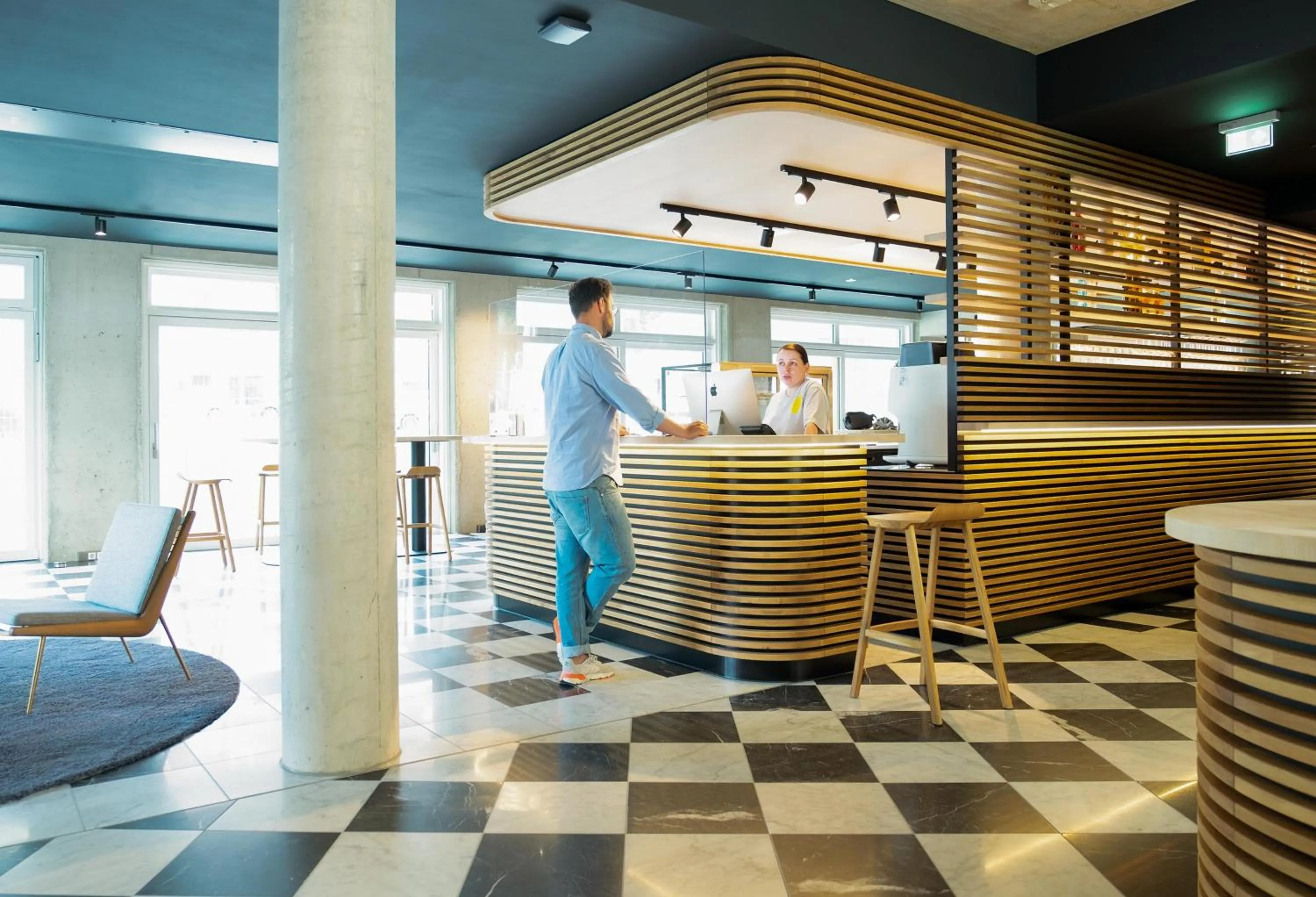 Lobby or reception in Flowers Hotel Essen