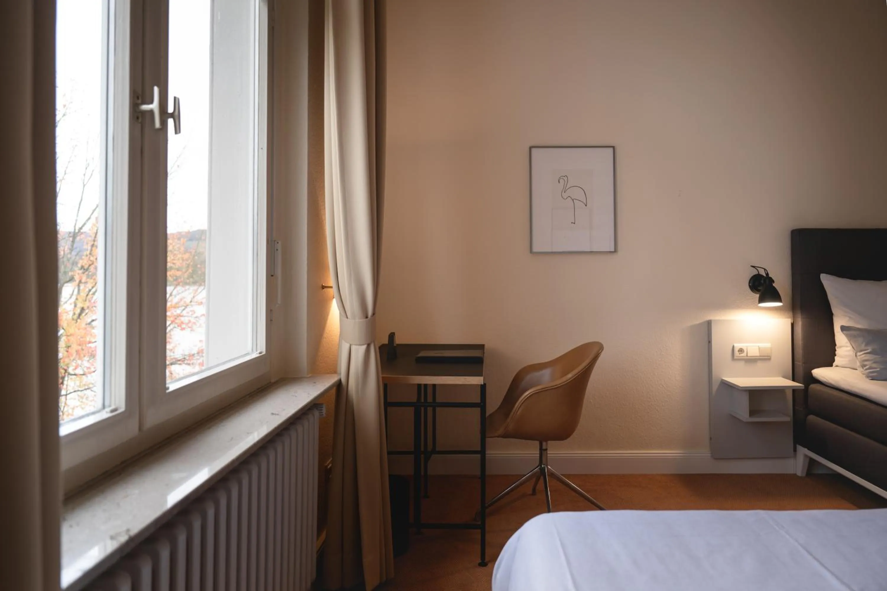 Photo of the whole room, Bed in Rheinhotel Dreesen