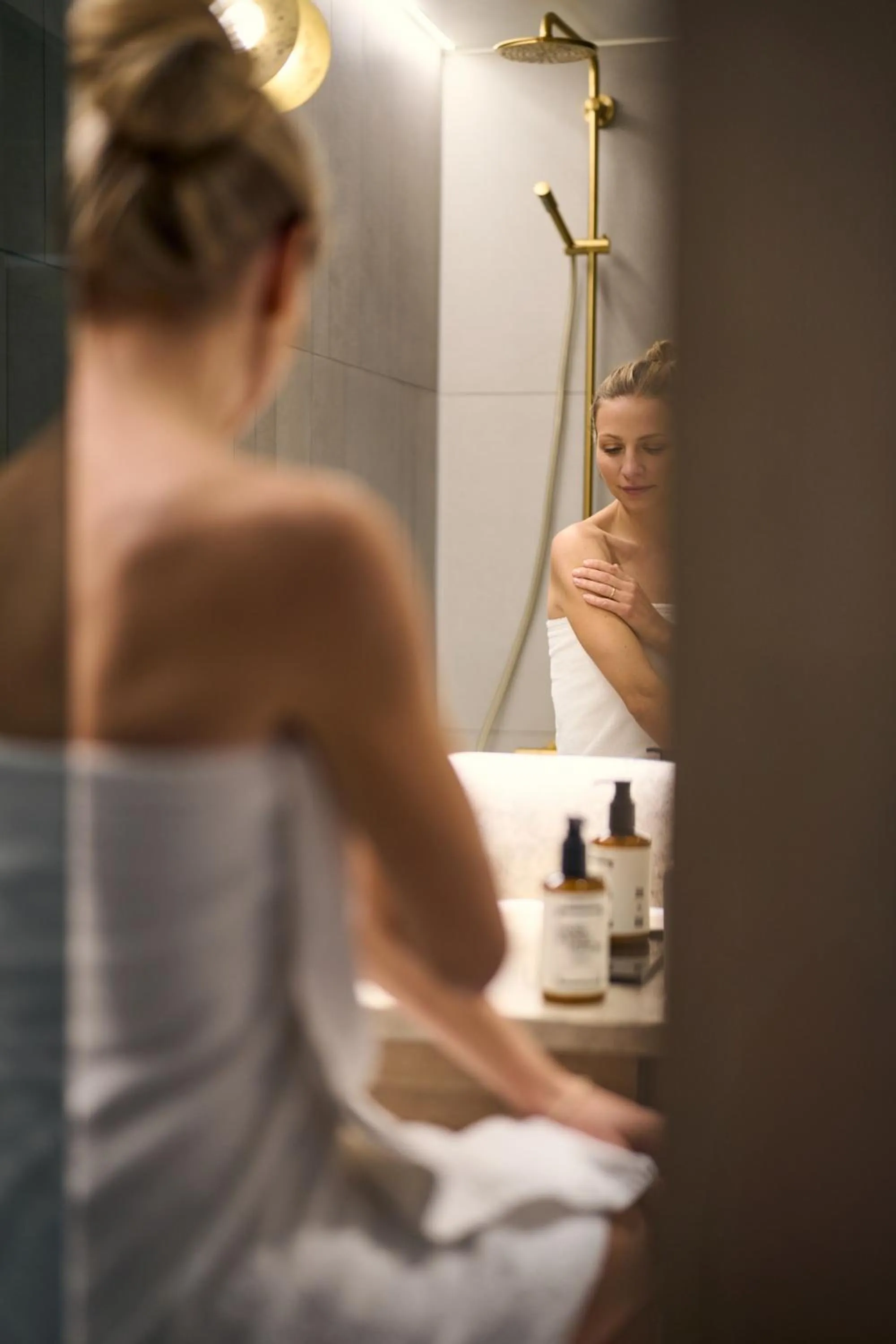 Bathroom in Das Altmühltal Hotel & Restaurant