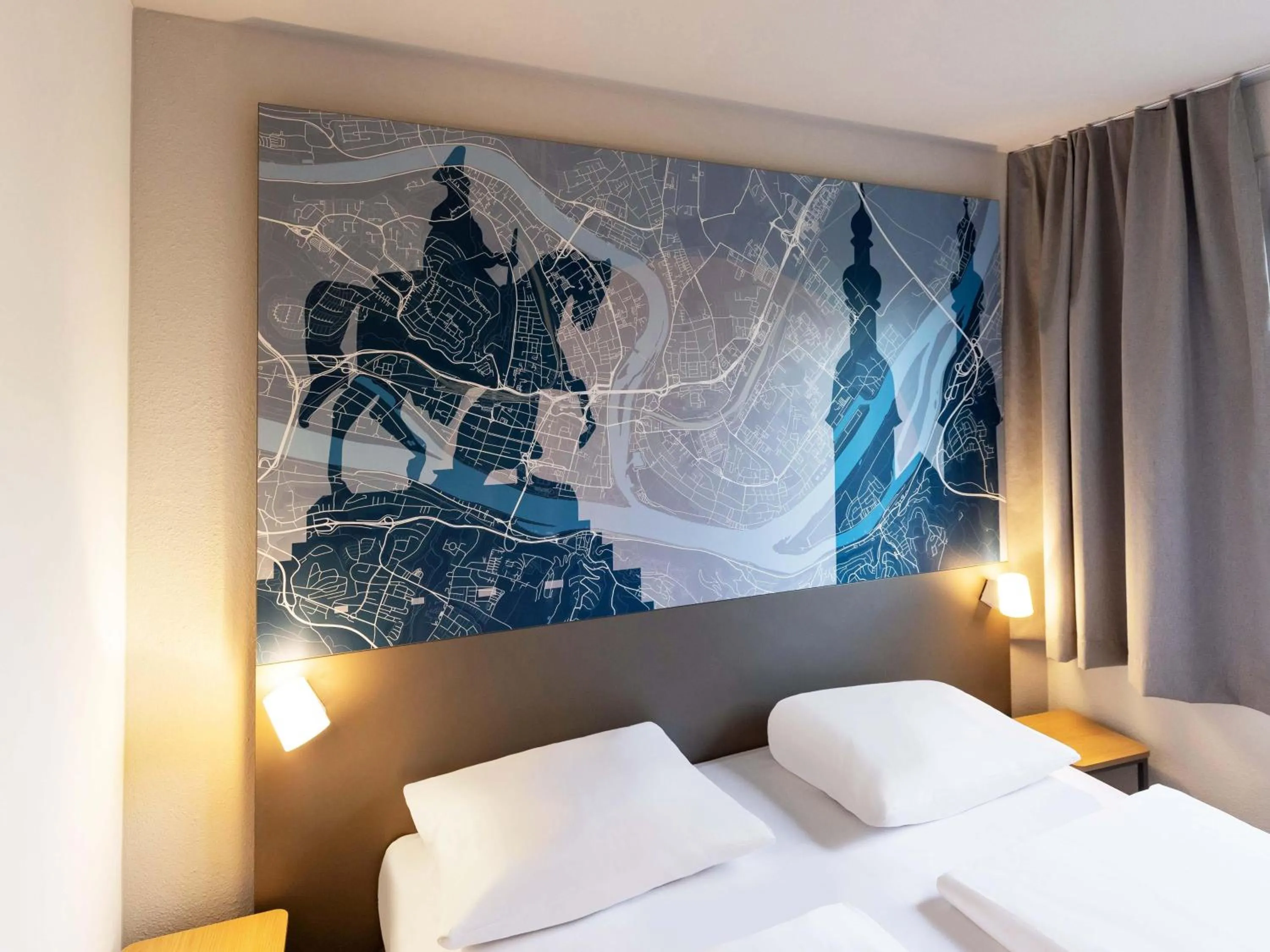 Photo of the whole room, Bed in B&B HOTEL Koblenz-Nord