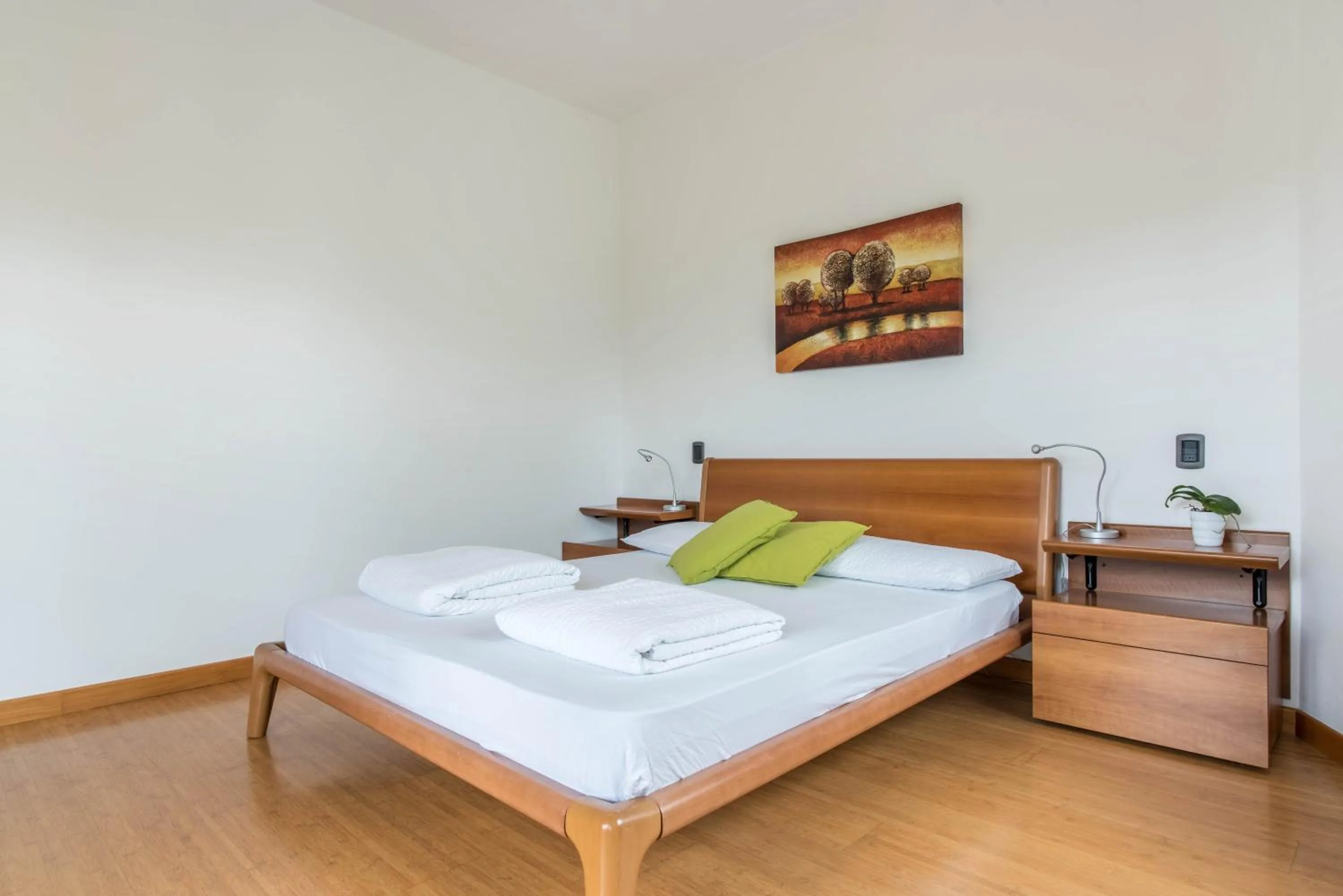 Living room, Bed in appartamento casa stefi n1