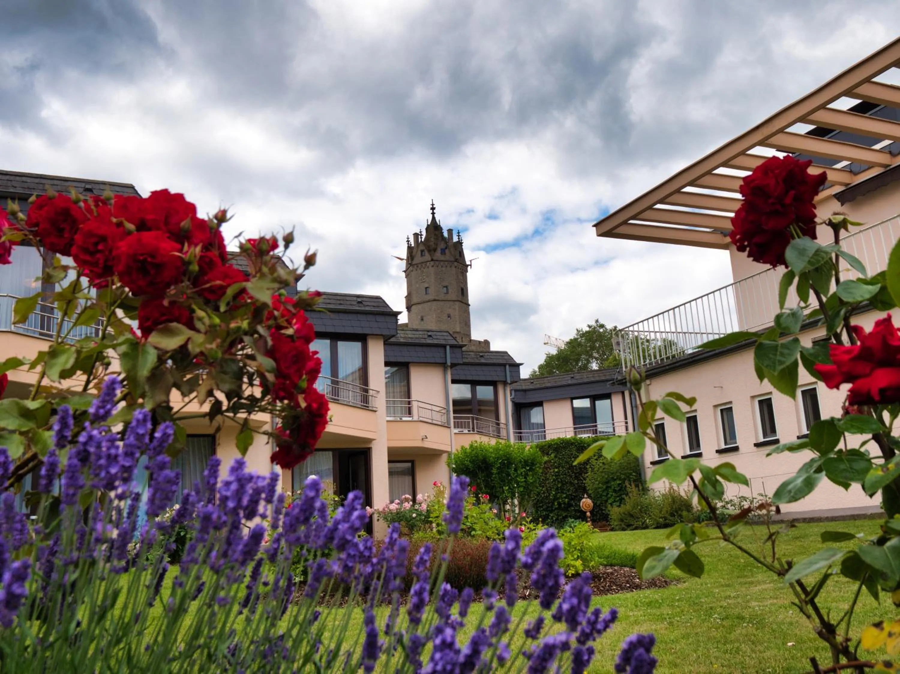 Garden in Hotel Villa am Rhein