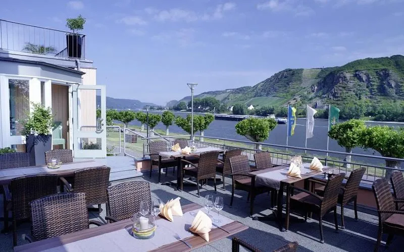 Balcony/Terrace in Hotel Villa am Rhein