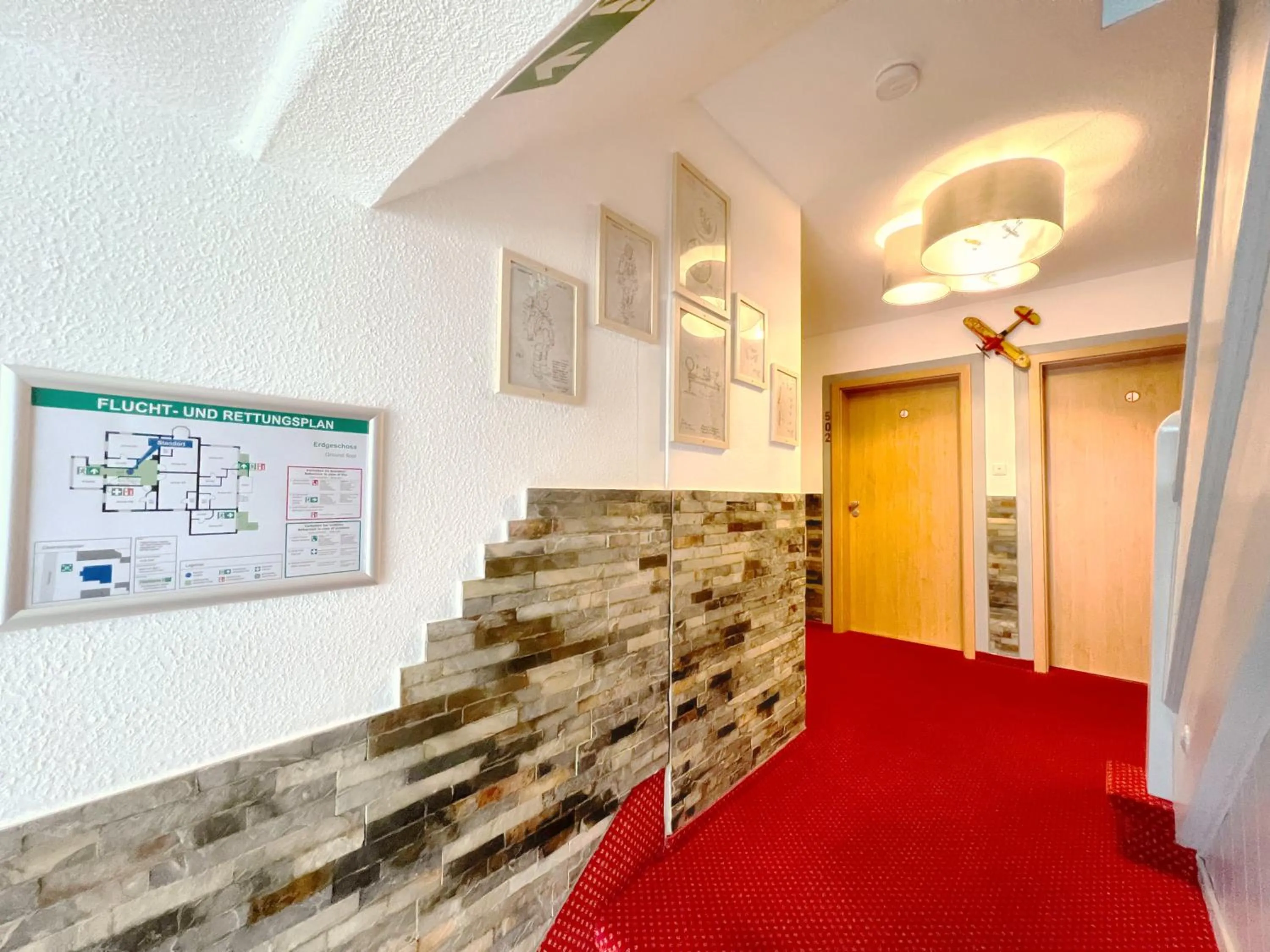 Decorative detail in BnB Fliegerhaeusle Hagnau 24h Self Check In