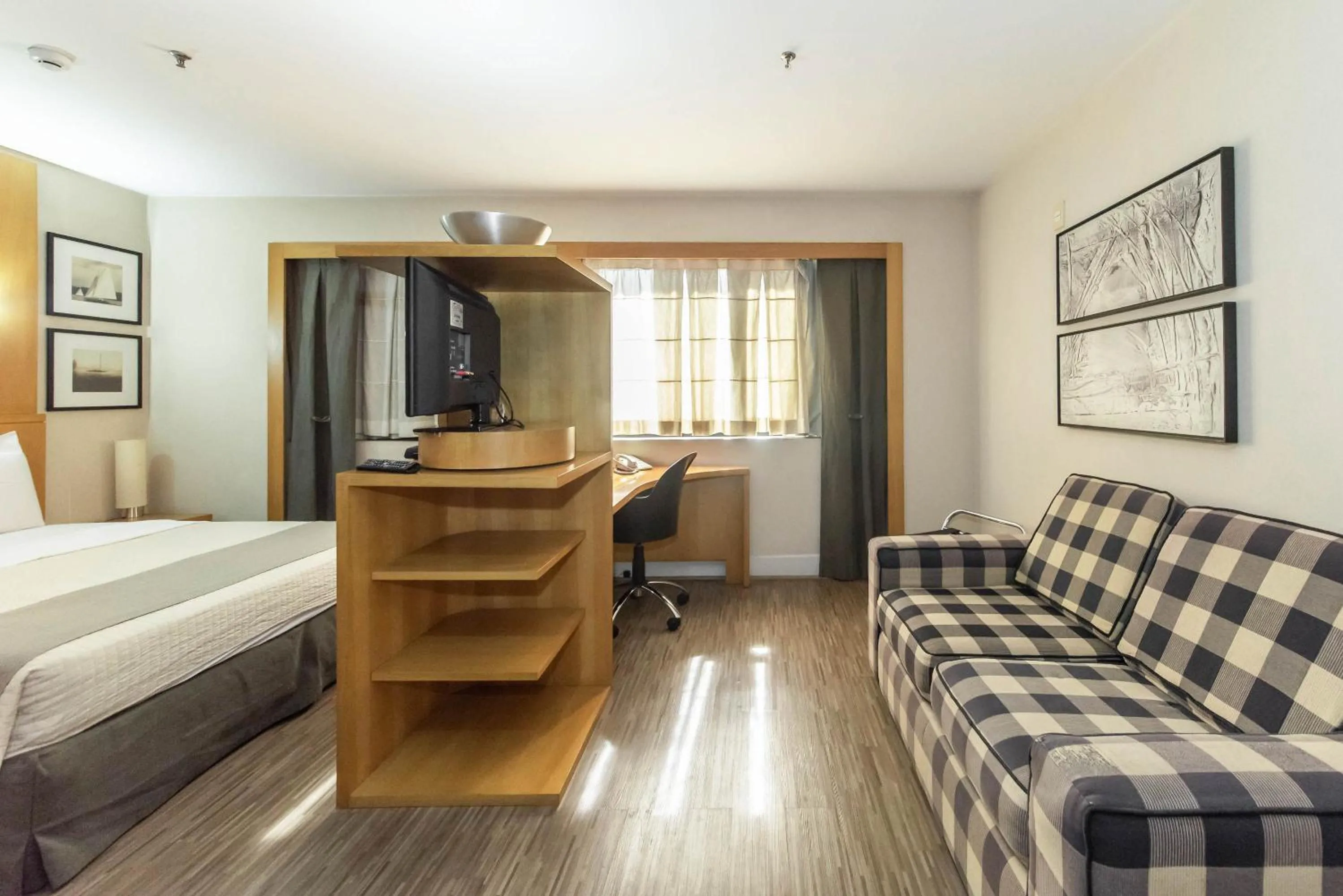 Bed in Charmoso Flat na Faria Lima