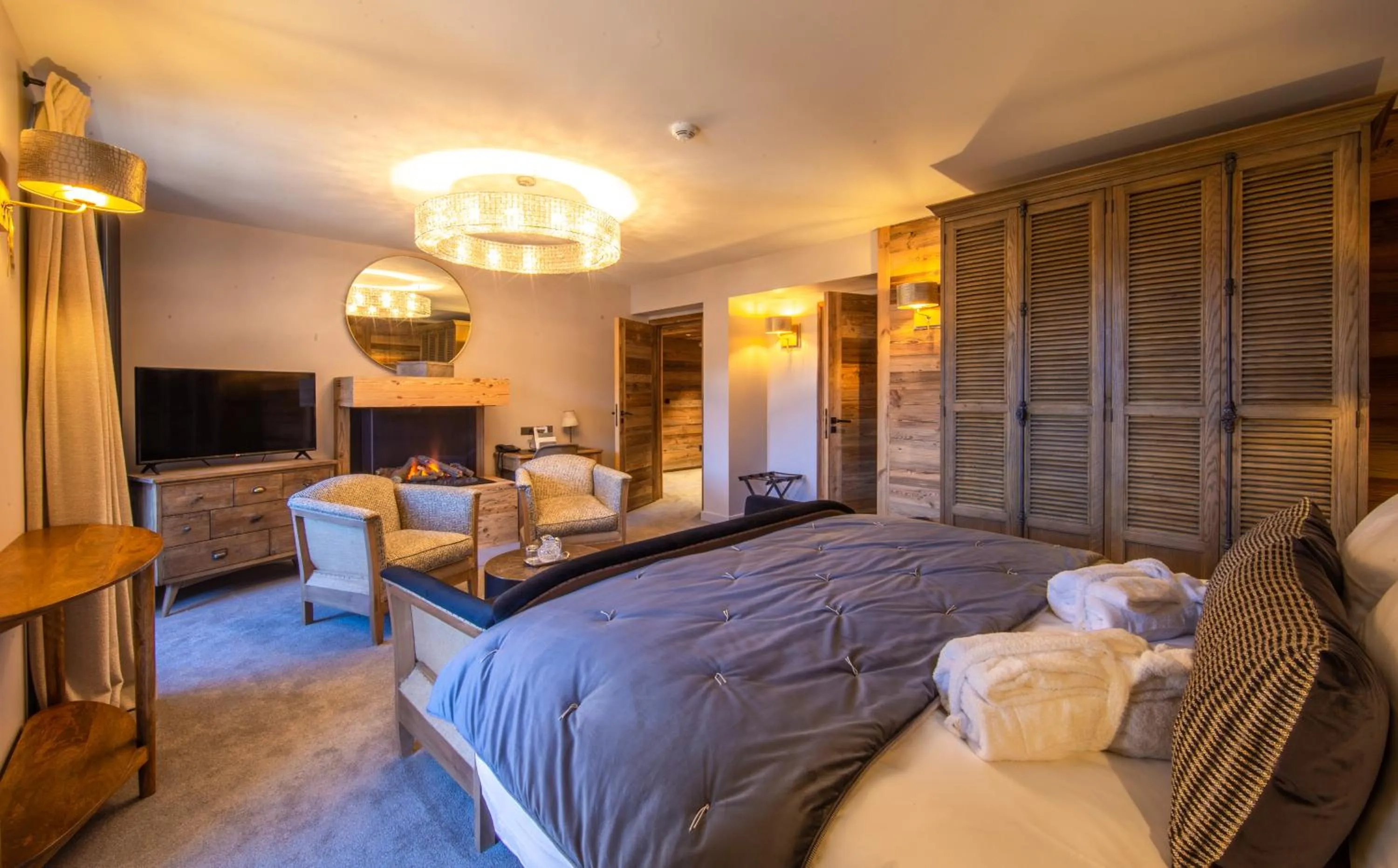 Bed in Hotel Le V de Vaujany