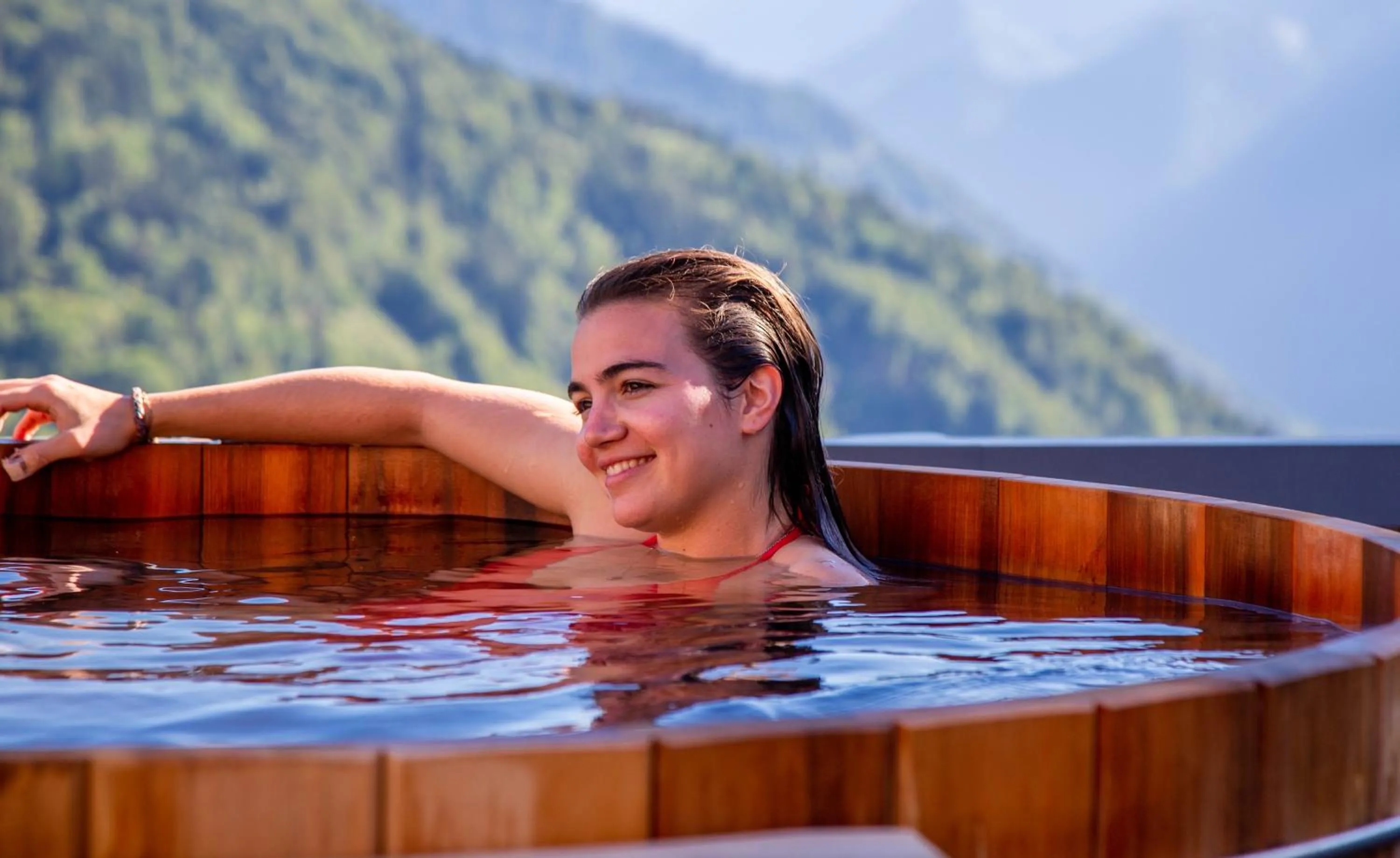 Mountain view in Hotel Le V de Vaujany