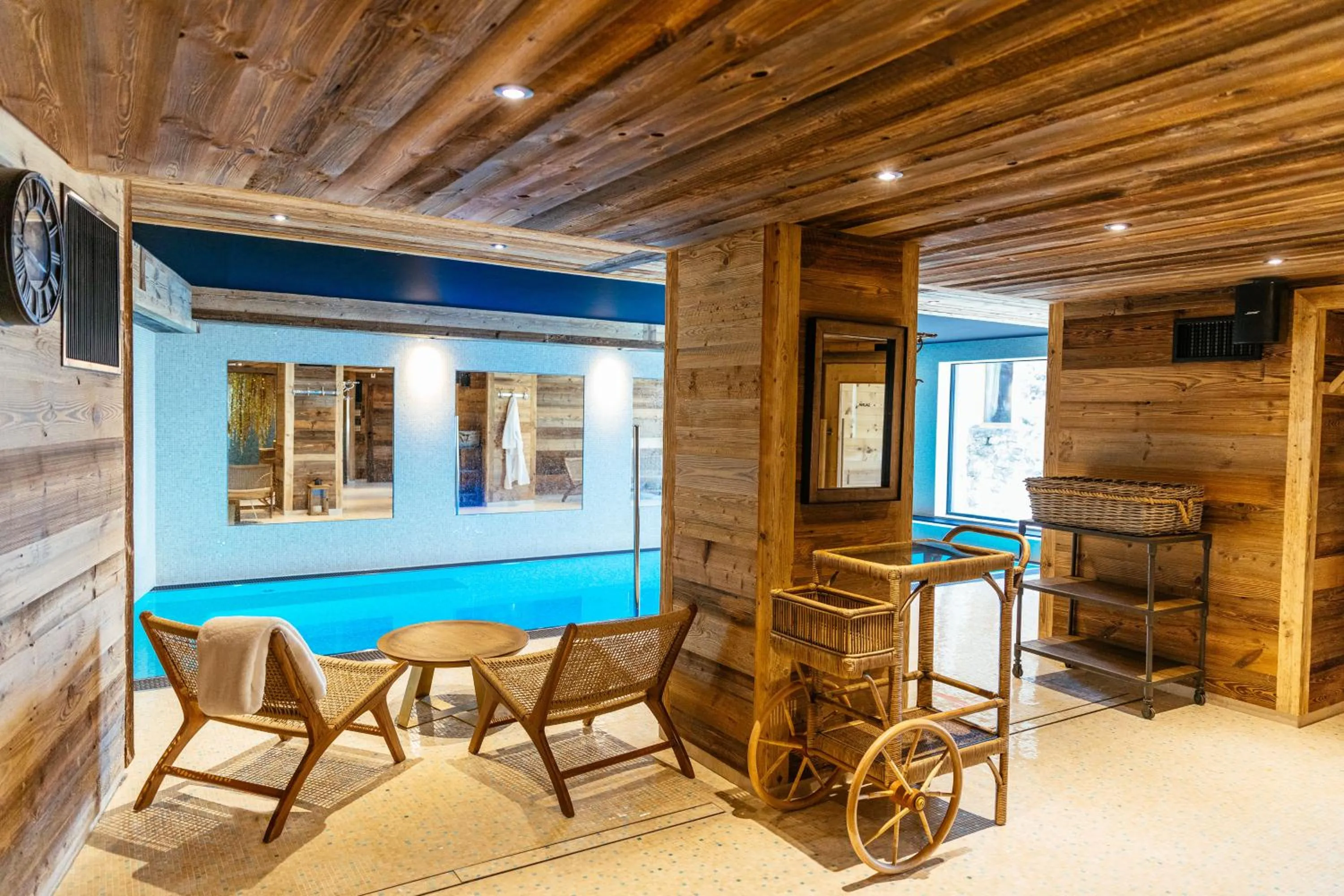 Spa and wellness centre/facilities in Hotel Le V de Vaujany