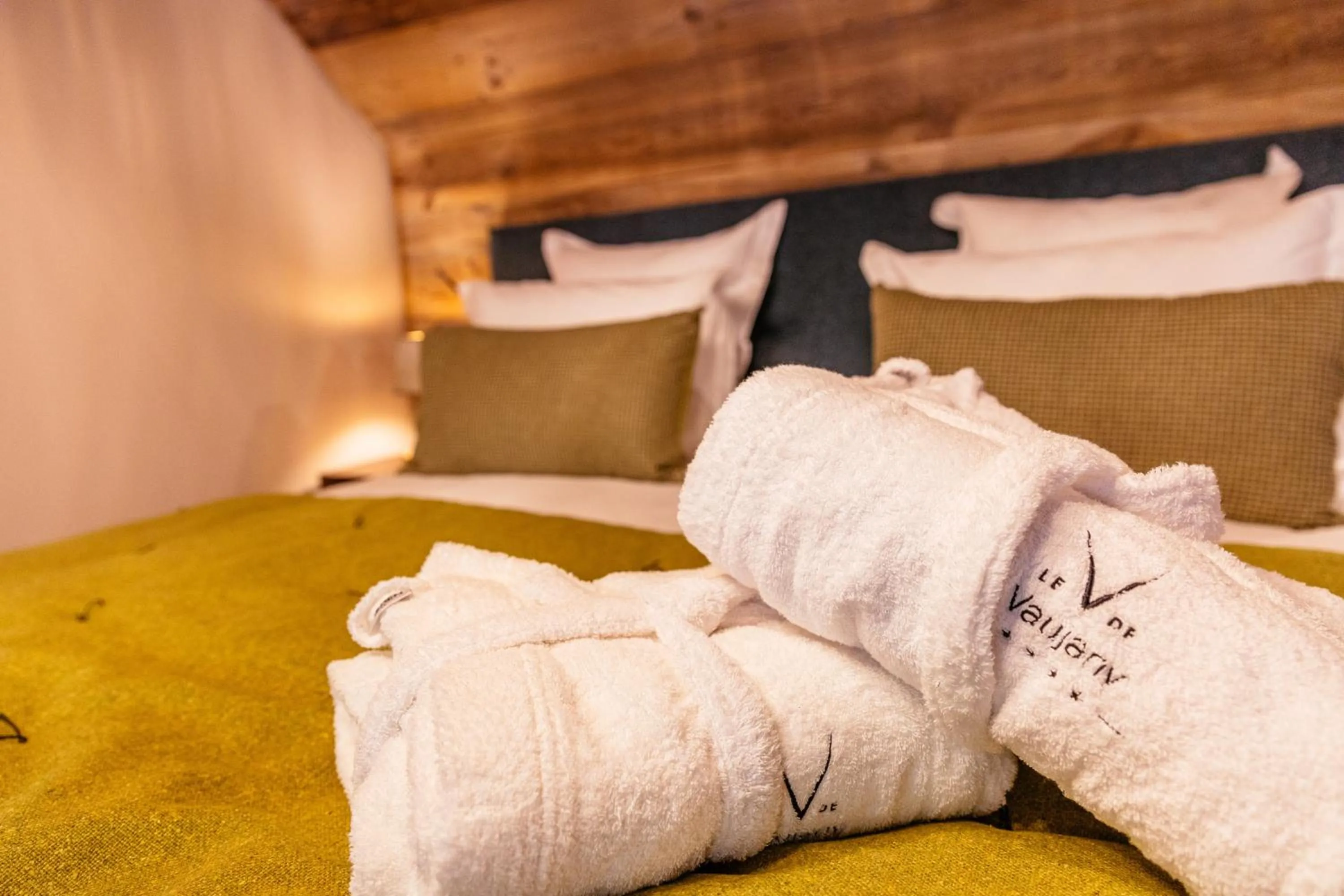 Bed in Hotel Le V de Vaujany