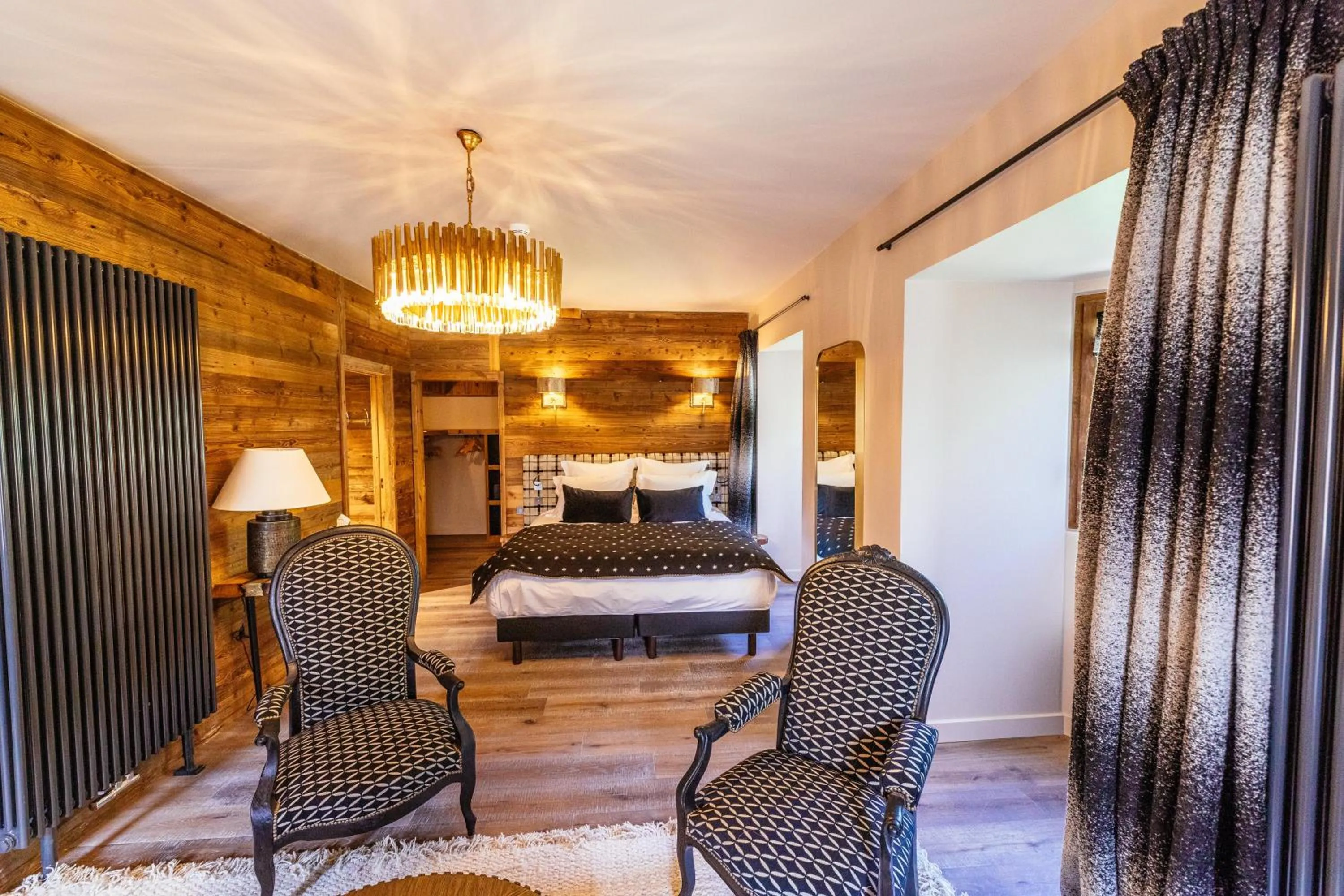 Bed in Hotel Le V de Vaujany