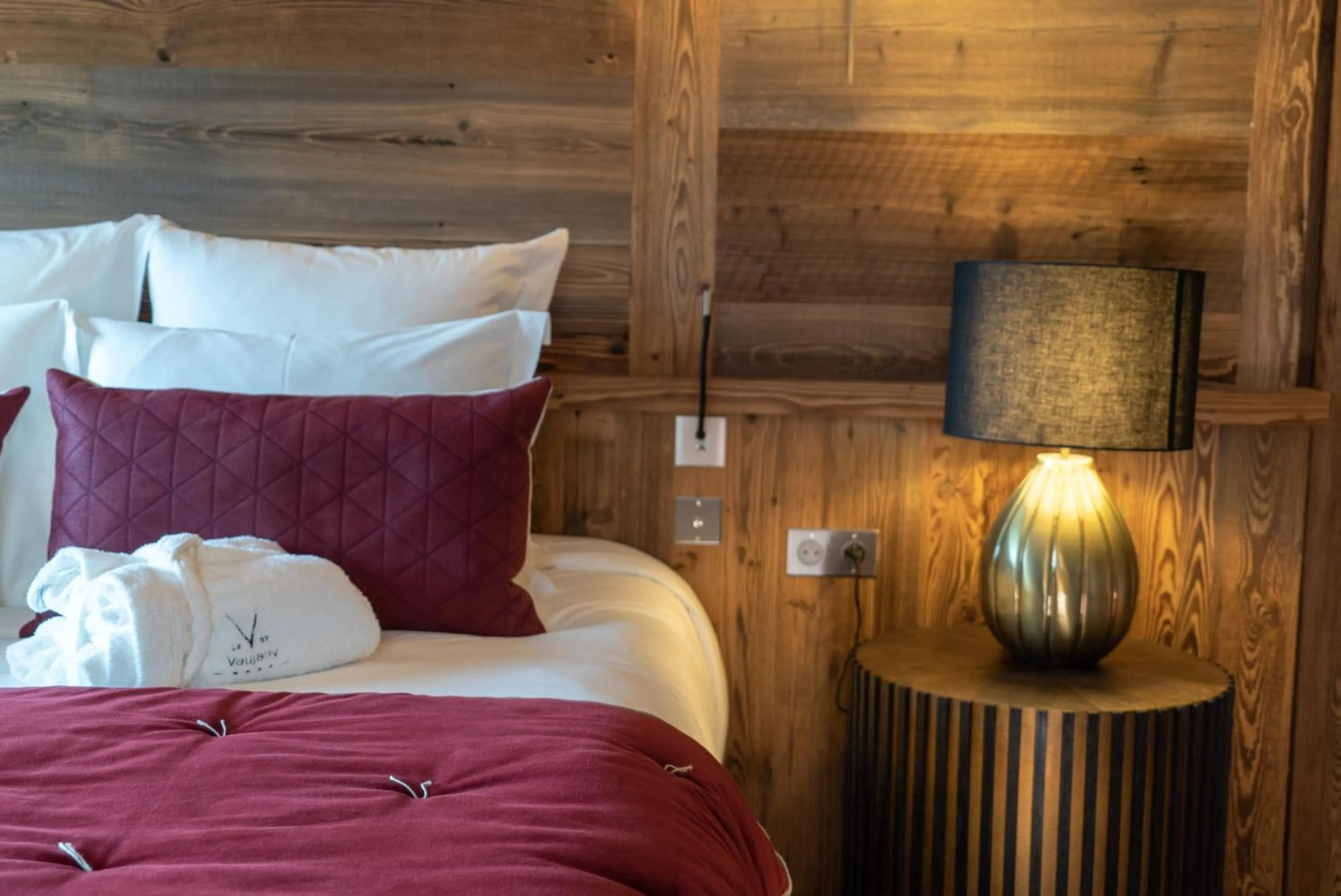 Bed in Hotel Le V de Vaujany