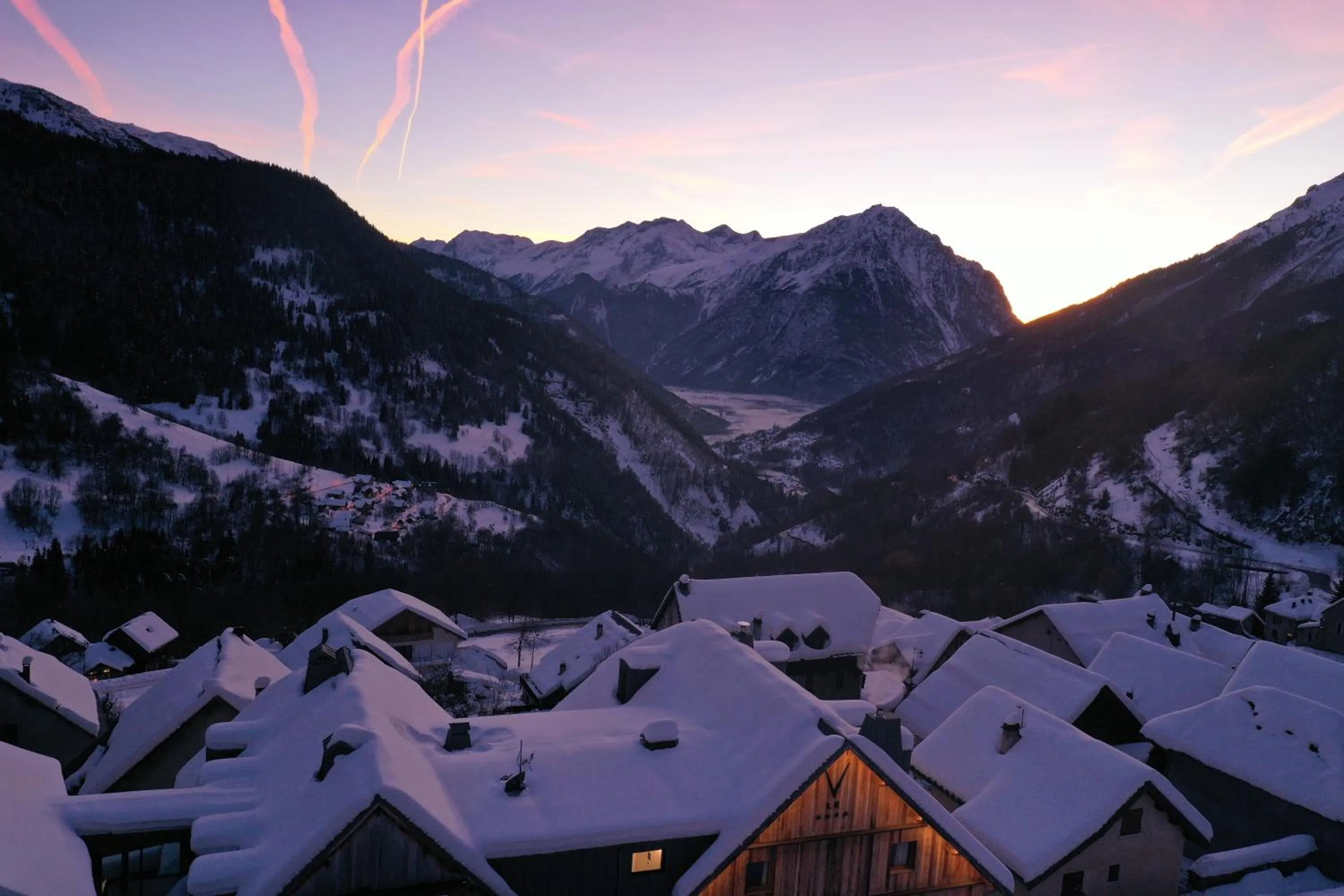 Winter in Hotel Le V de Vaujany