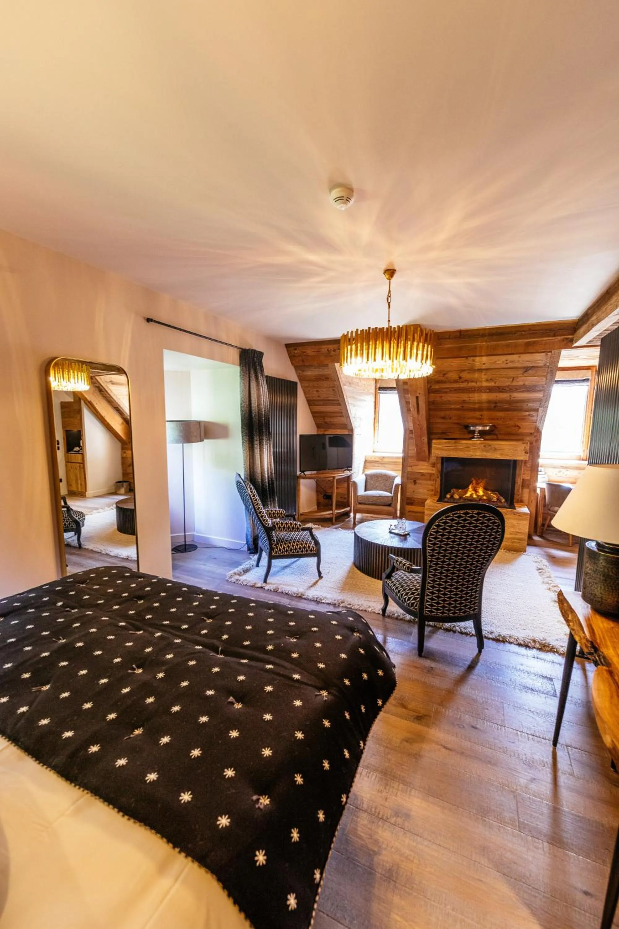 Bed in Hotel Le V de Vaujany