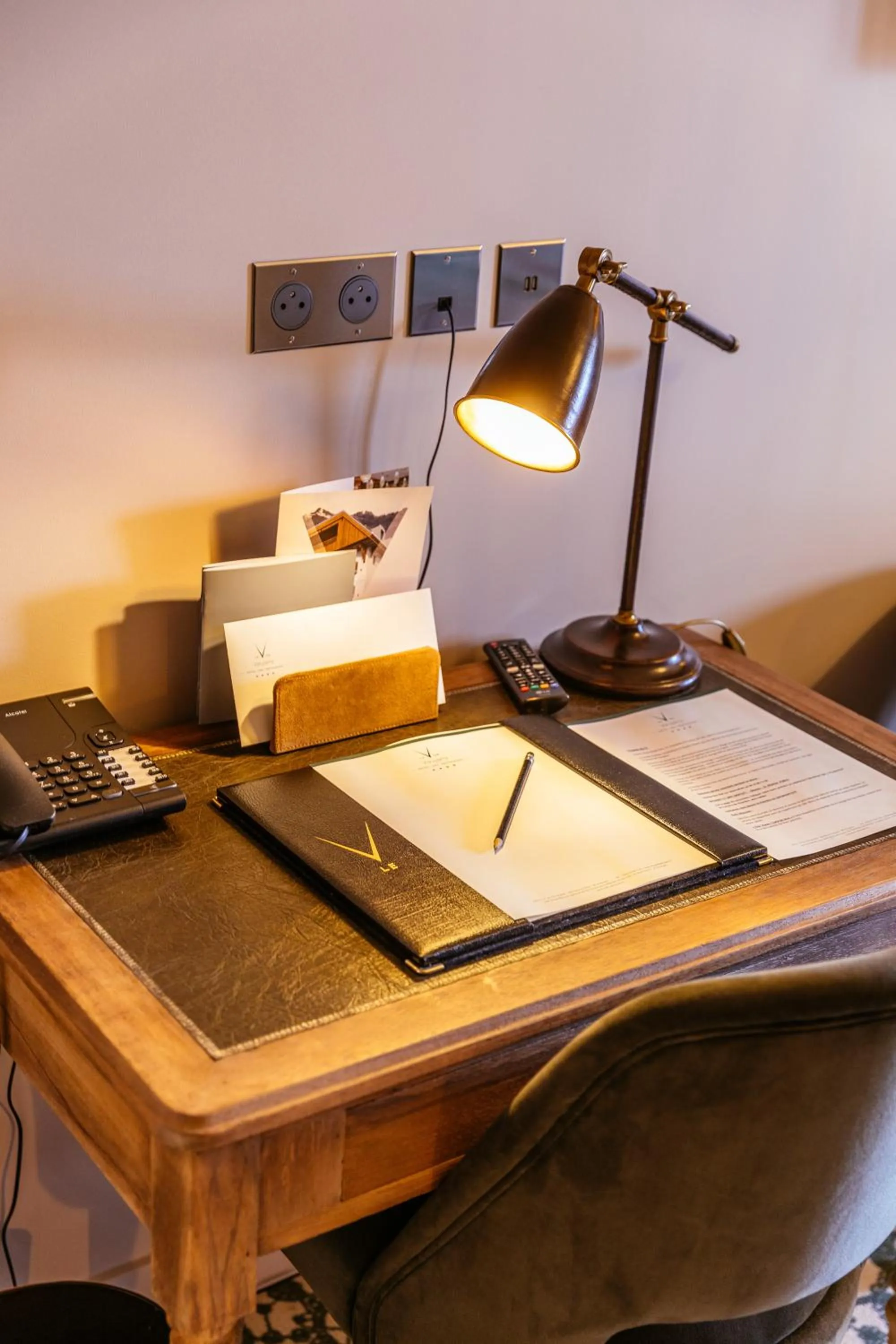 Decorative detail in Hotel Le V de Vaujany