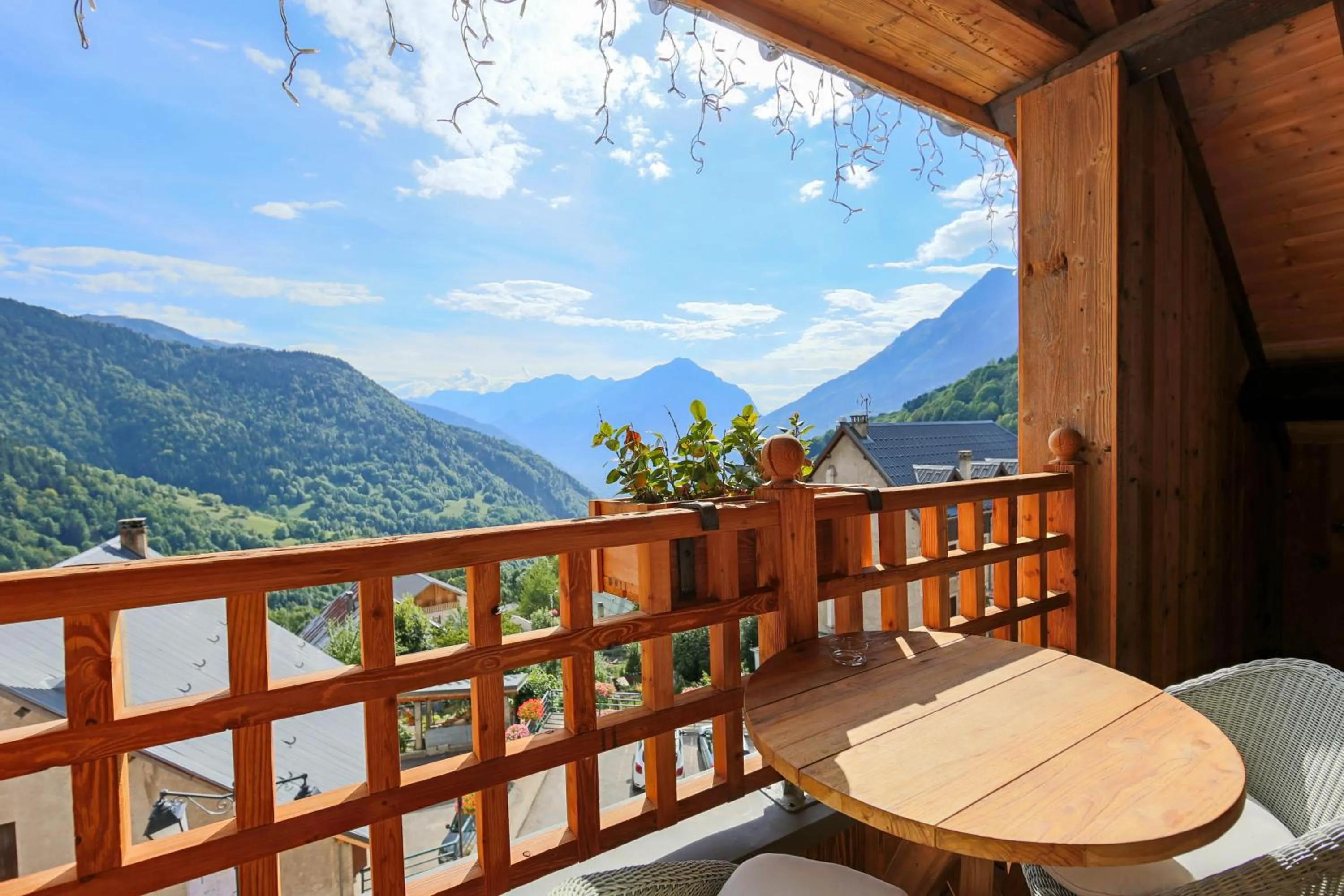 Balcony/Terrace in Hotel Le V de Vaujany