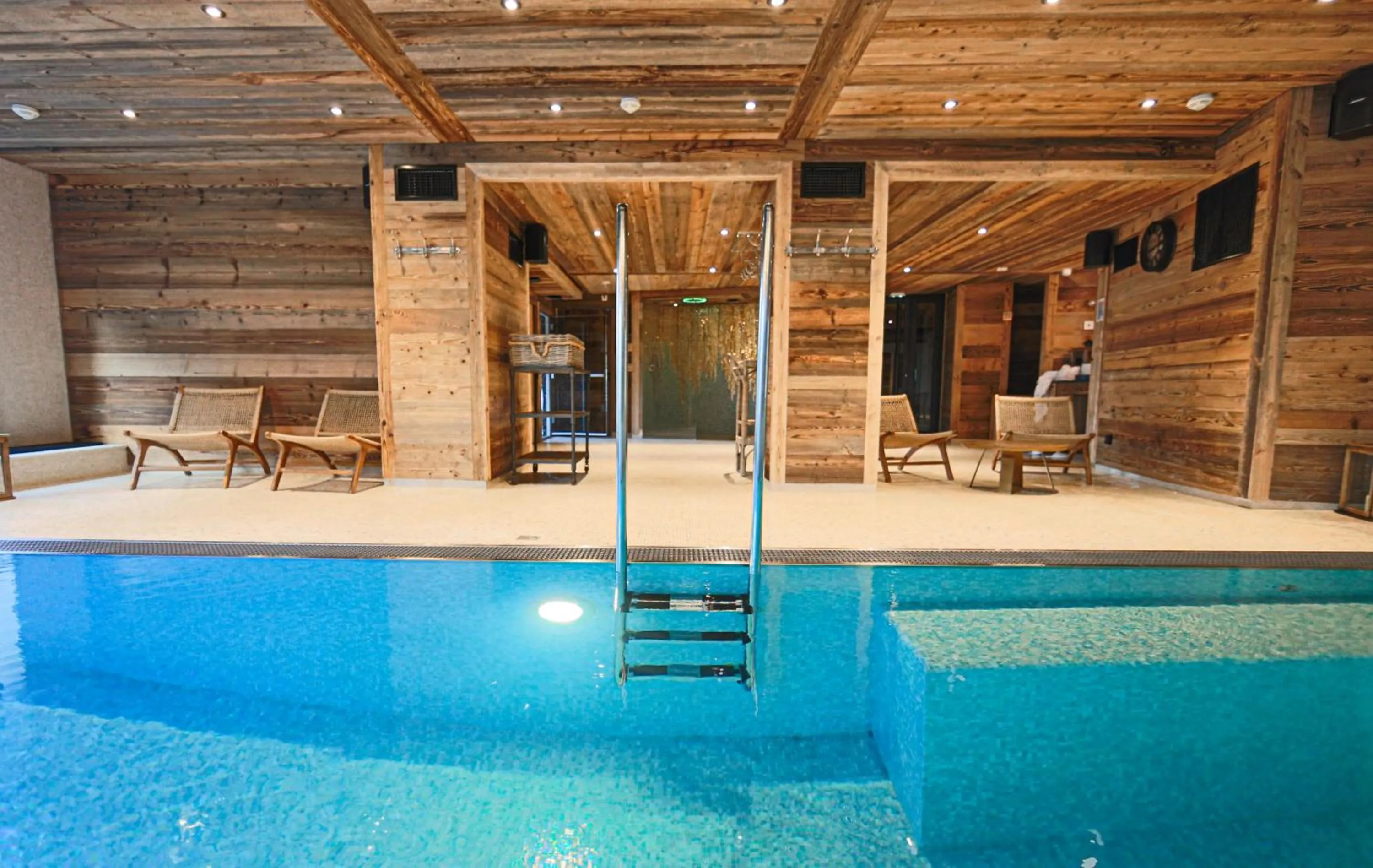 Spa and wellness centre/facilities in Hotel Le V de Vaujany