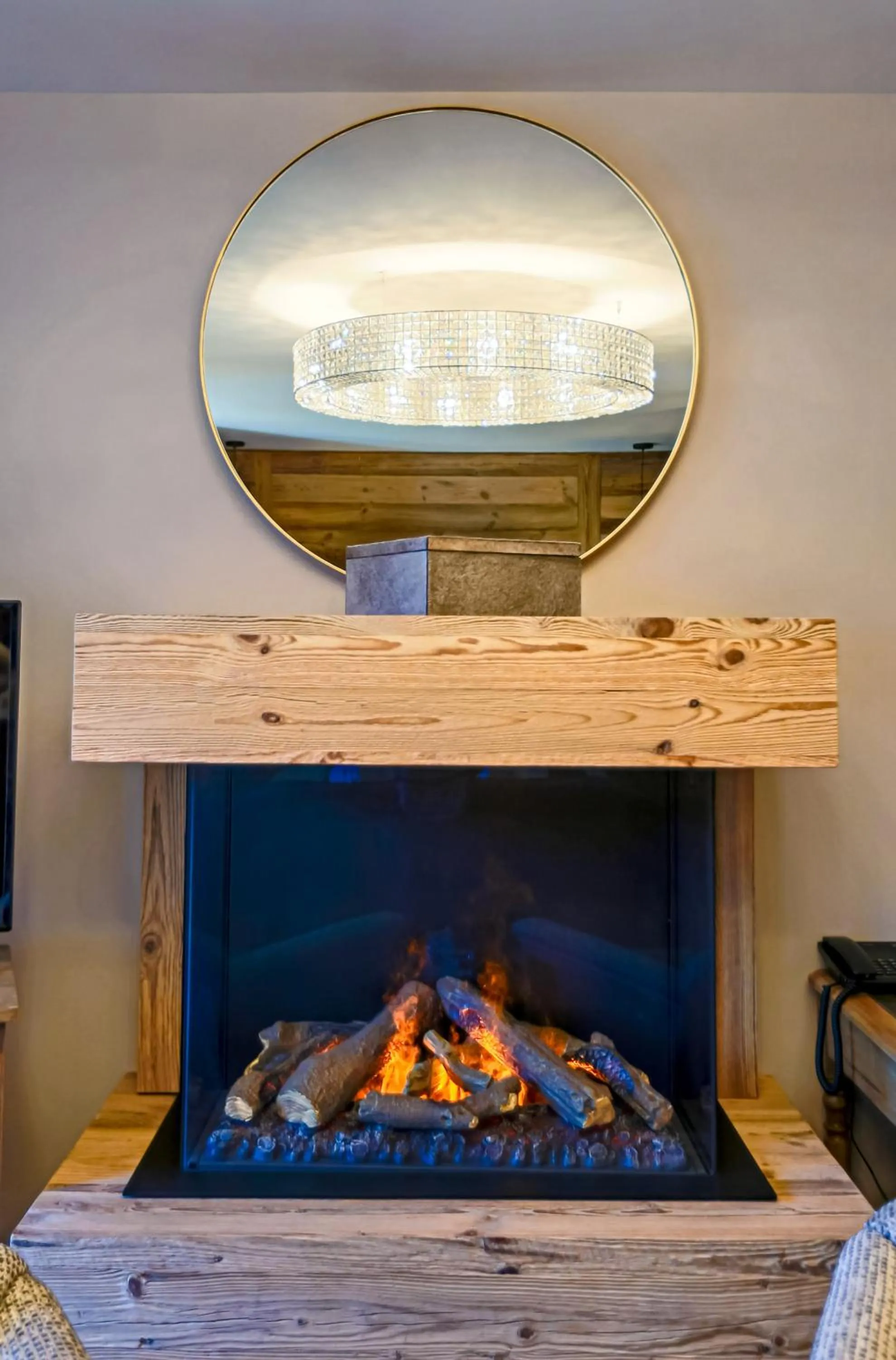 Living room in Hotel Le V de Vaujany