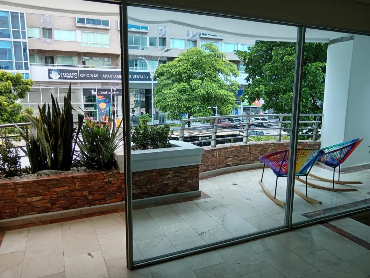 Balcony/Terrace in Hotel Charthon Barranquilla