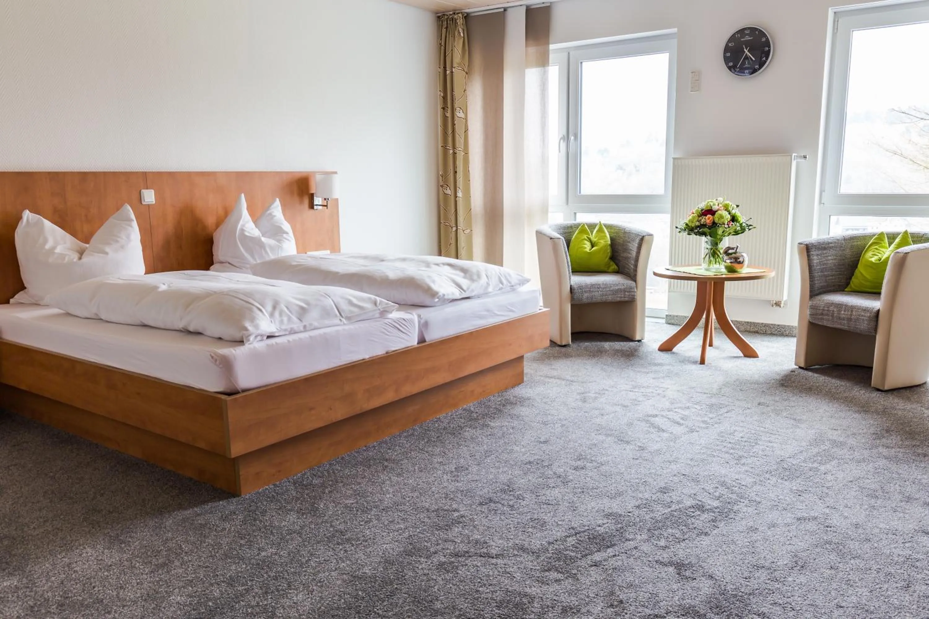 Bed in Gästehaus Wilgersdorf GmbH