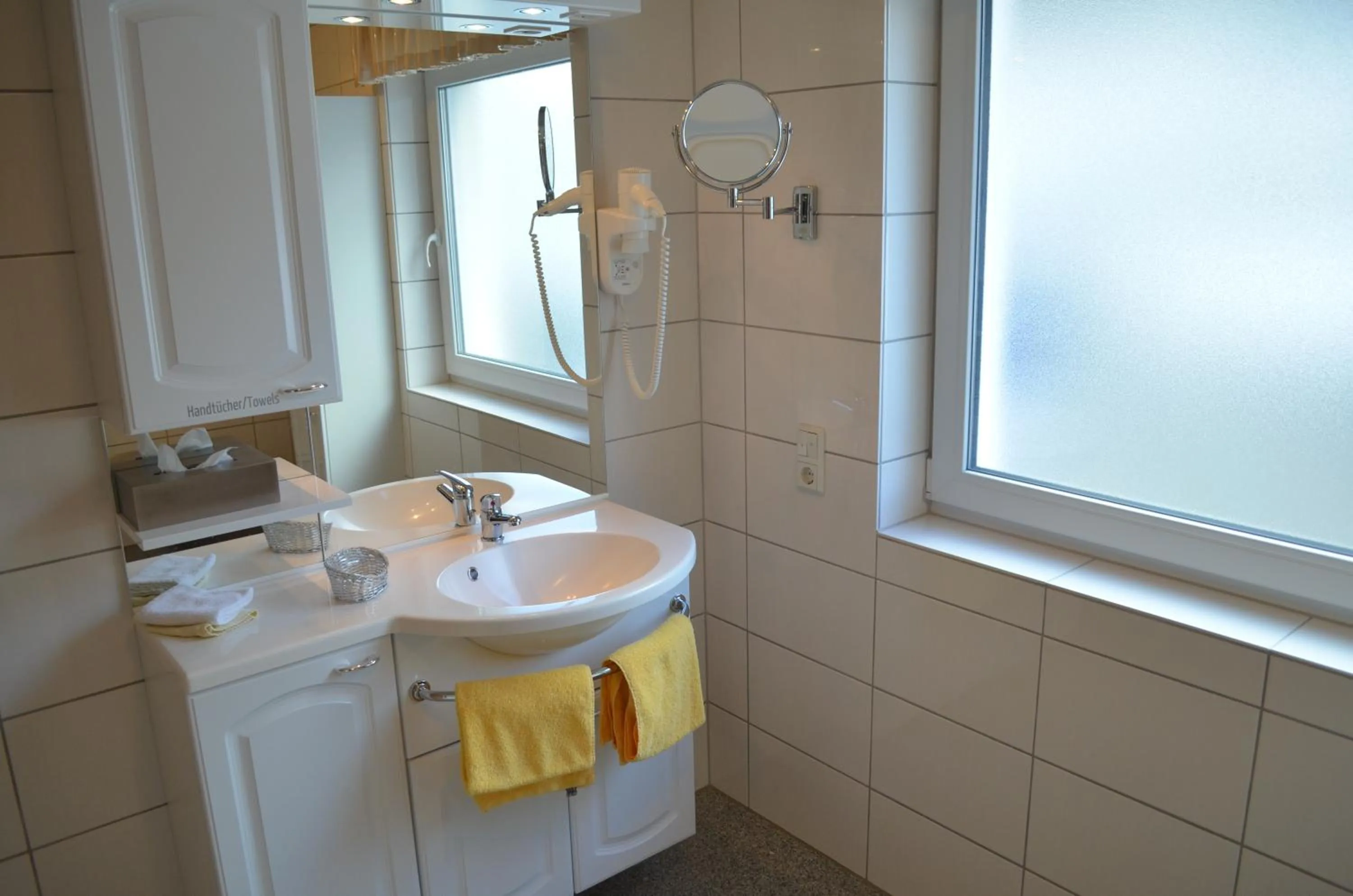 Bathroom in Gästehaus Wilgersdorf GmbH