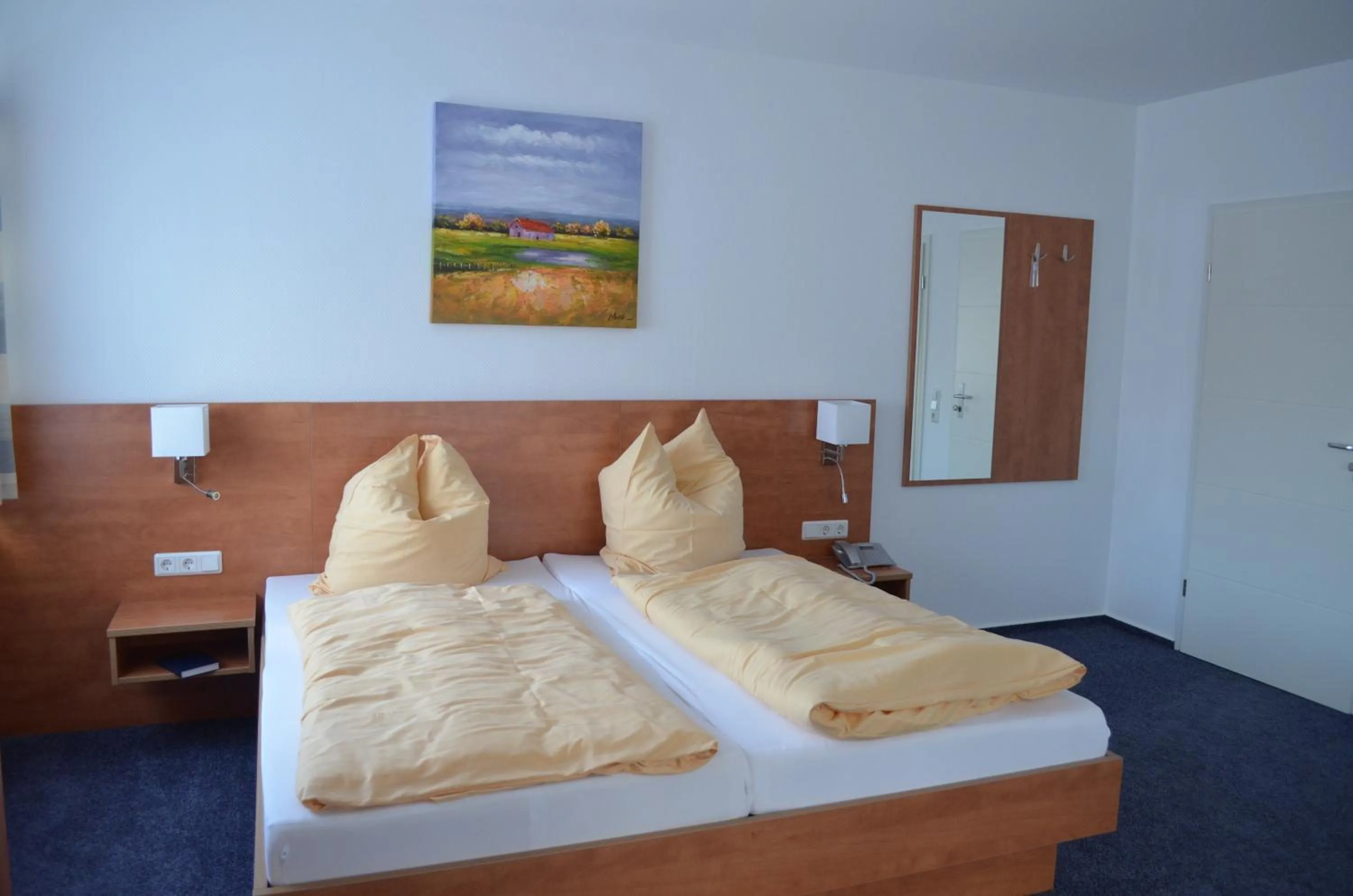 Bedroom, Bed in Gästehaus Wilgersdorf GmbH