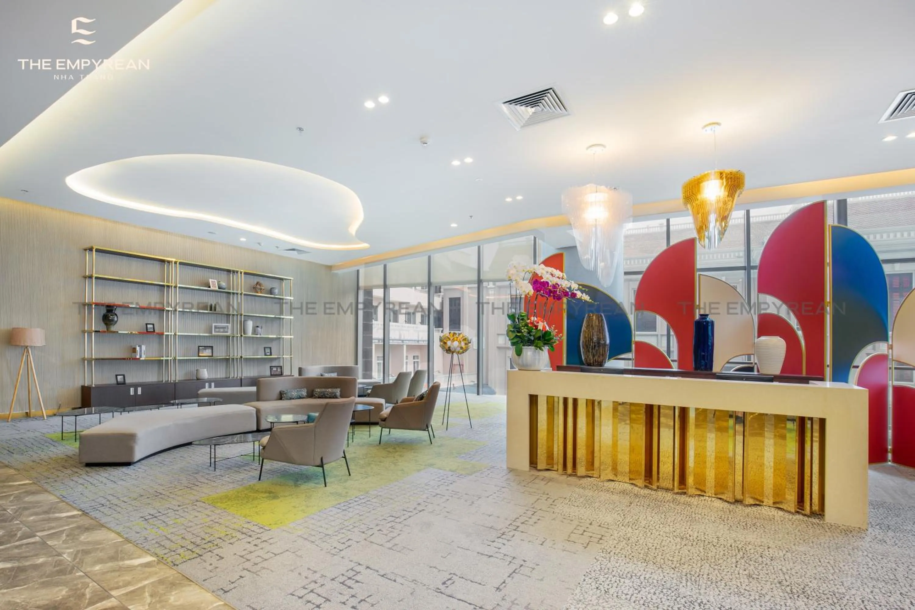 Lobby or reception in The Empyrean Nha Trang