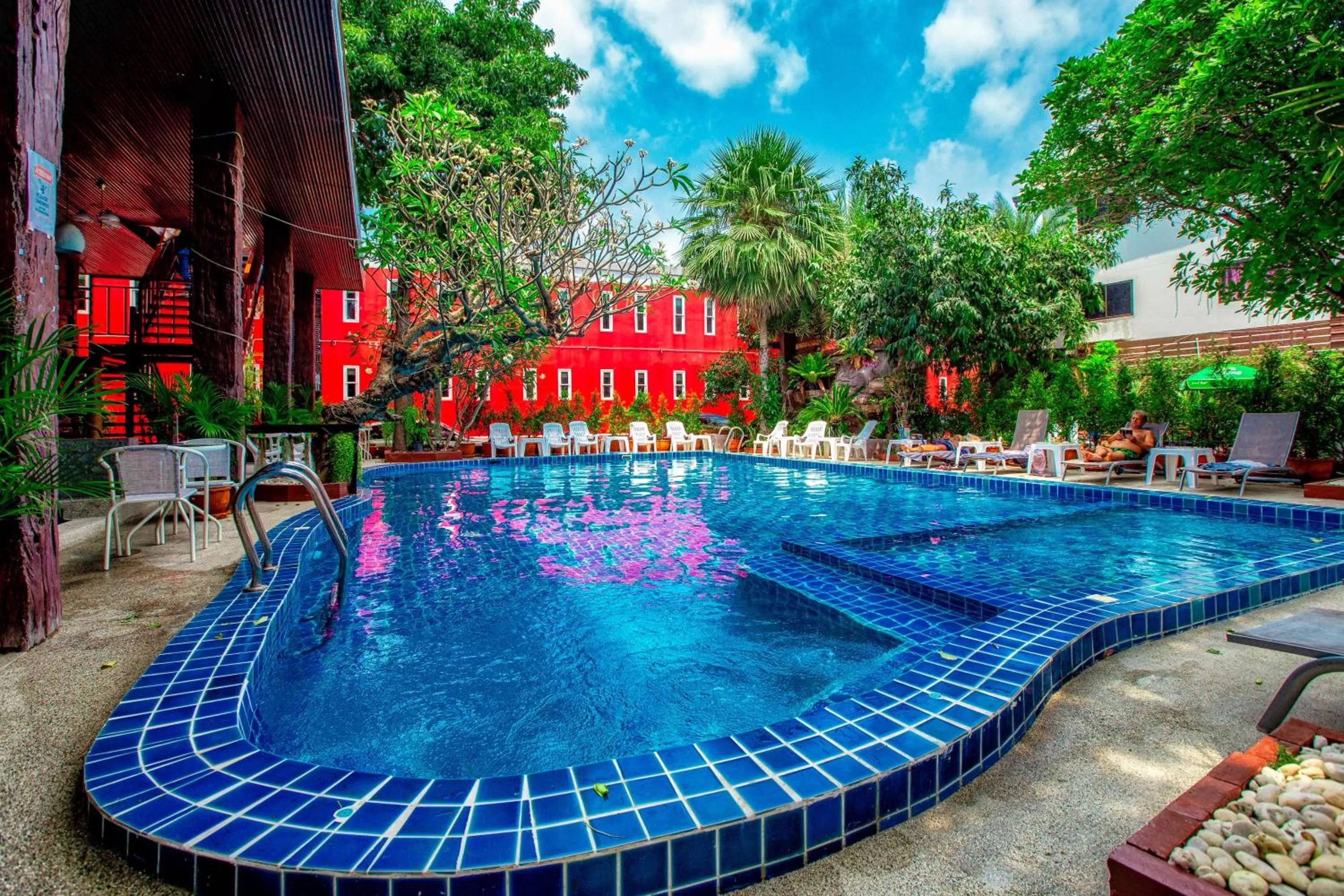 Hot Tub in The Train Resort