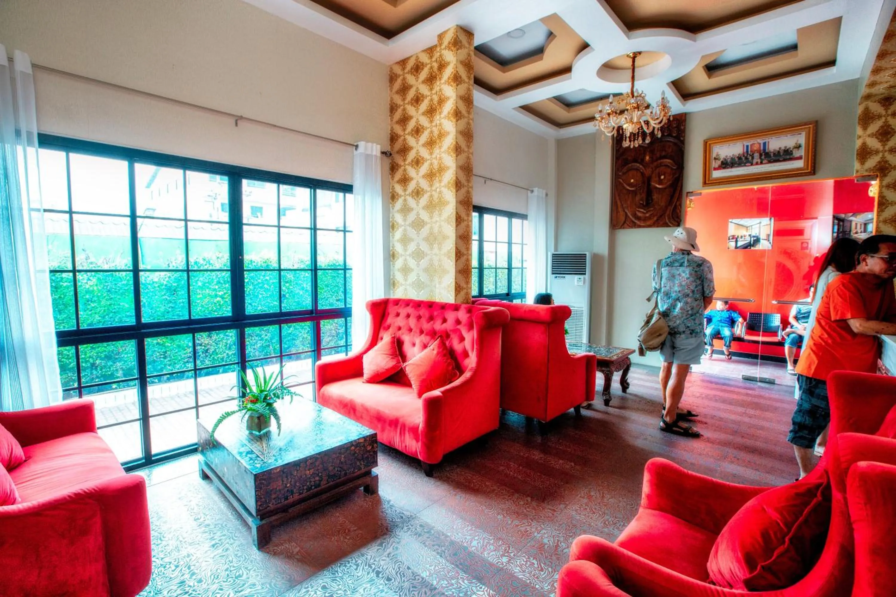 Lobby or reception in The Train Resort