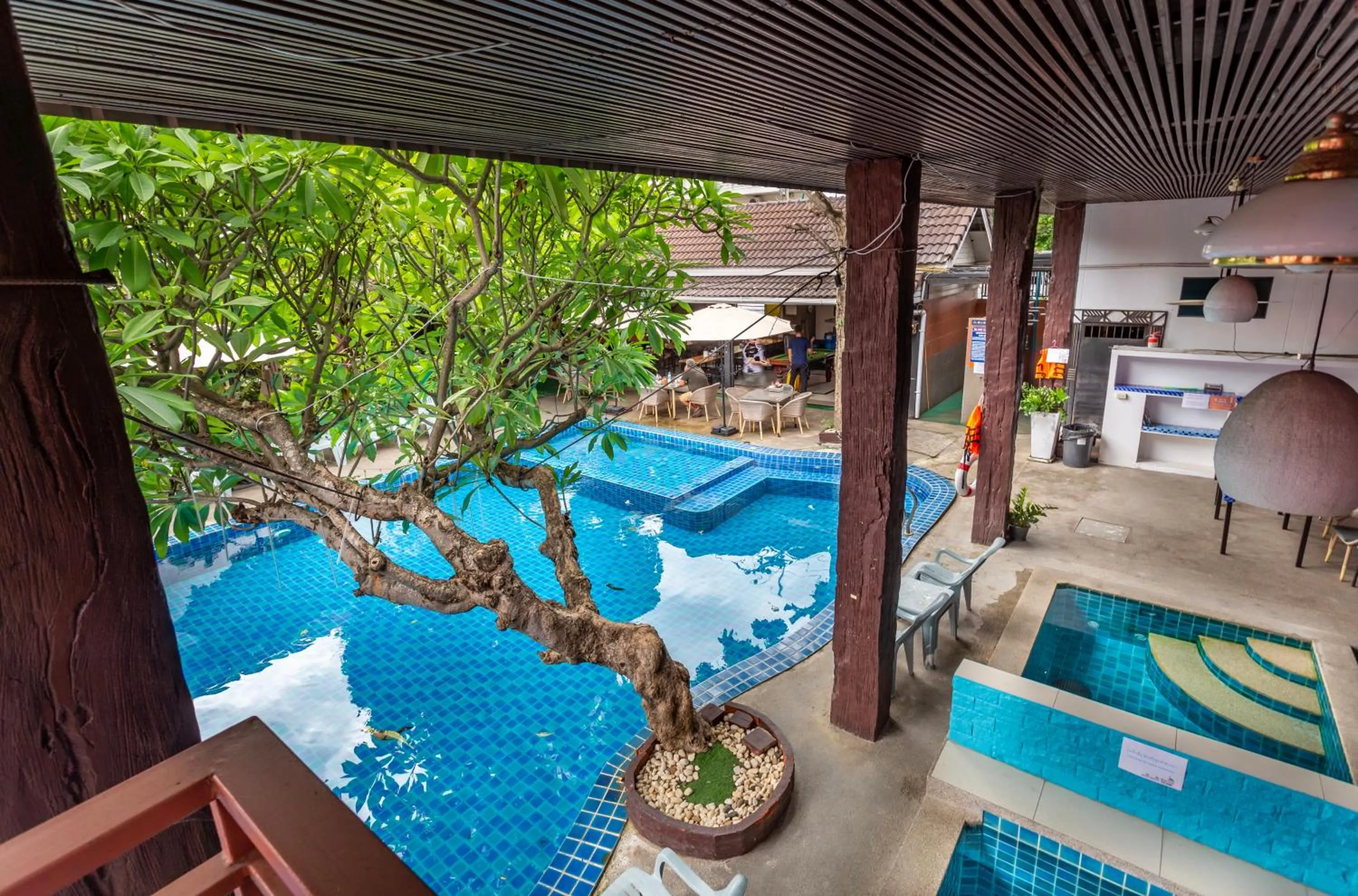 Swimming pool in The Train Resort