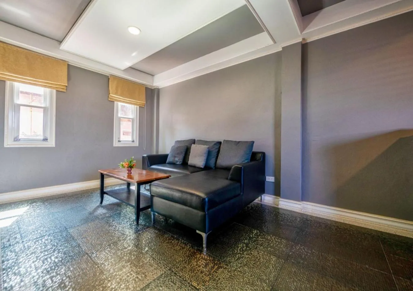 Seating area in The Train Resort