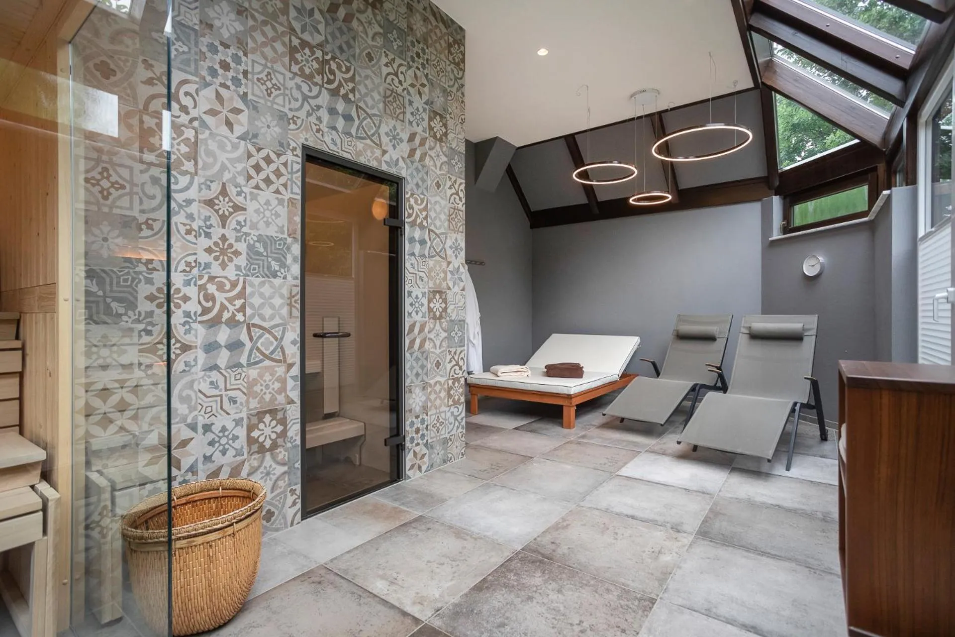 Sauna in Hotel im Auerbachtal