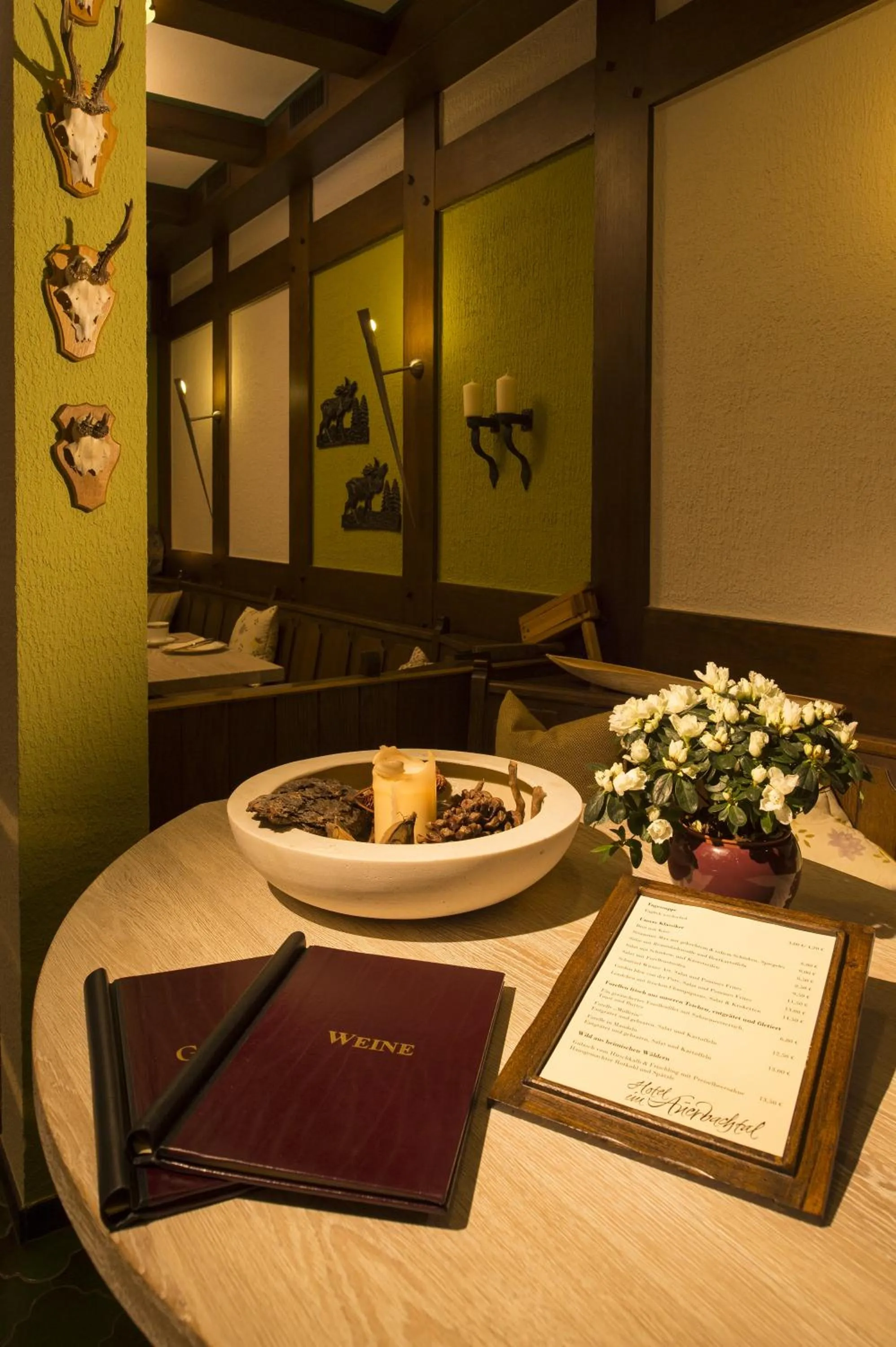 Restaurant/places to eat in Hotel im Auerbachtal