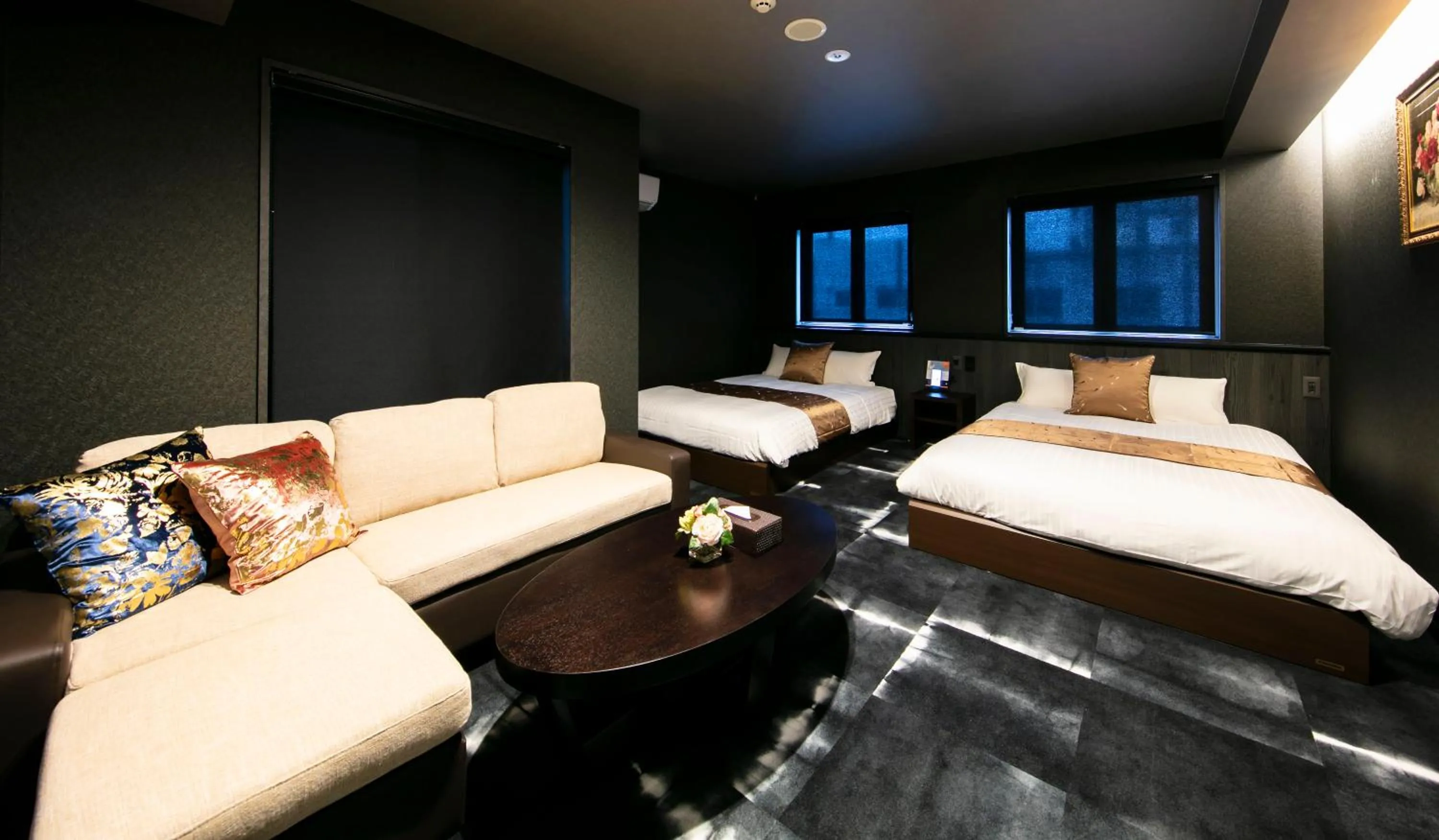 Photo of the whole room, Bed in GRAND BASE Takamatsu