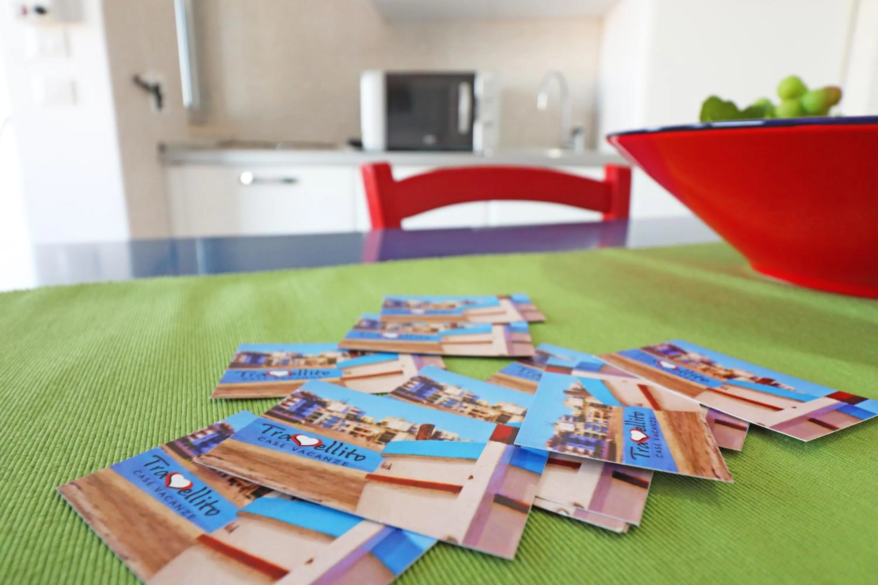 kitchen in Holiday home angel in Otranto, apartment with 4 beds, with sea view.