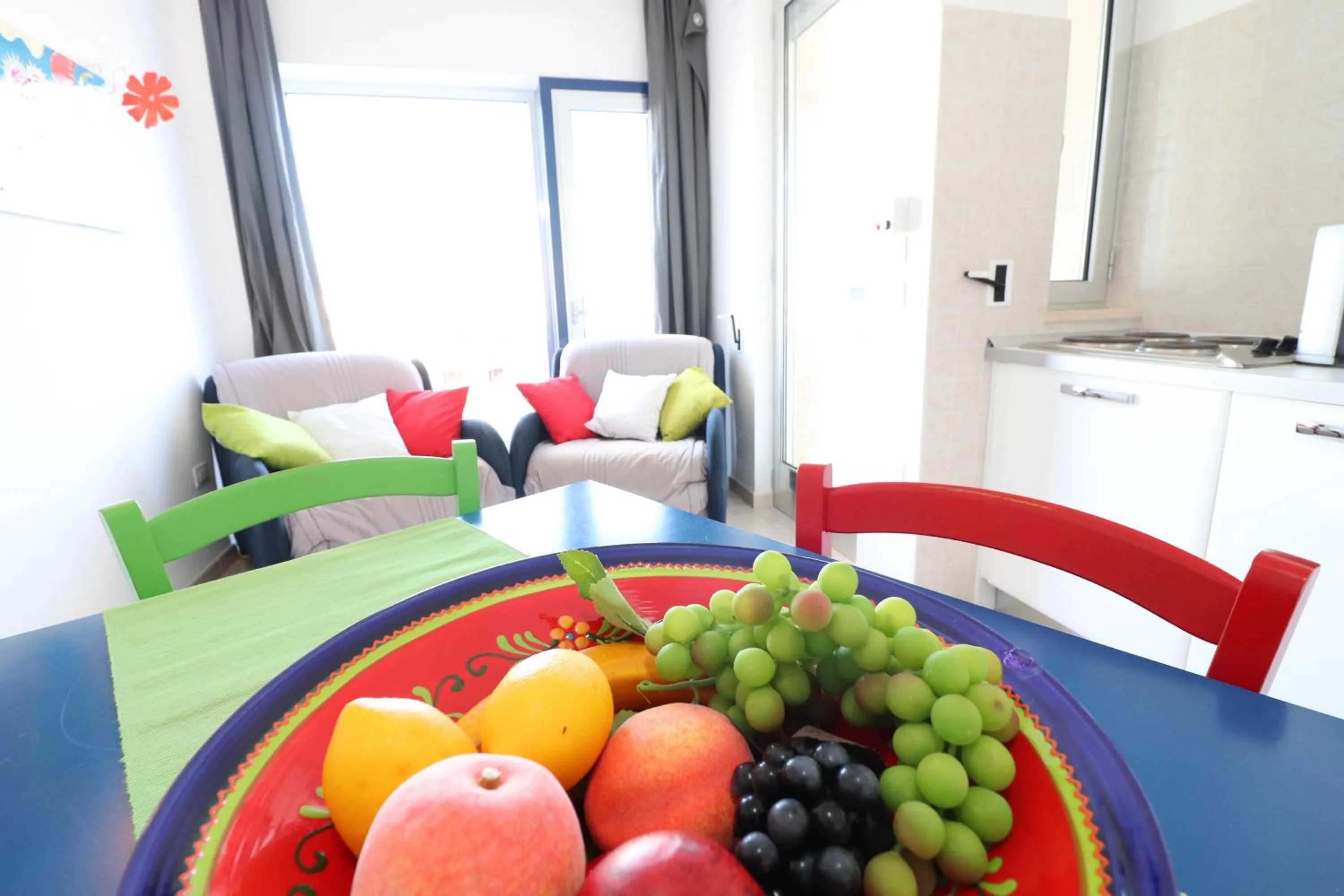 kitchen in Holiday home angel in Otranto, apartment with 4 beds, with sea view.