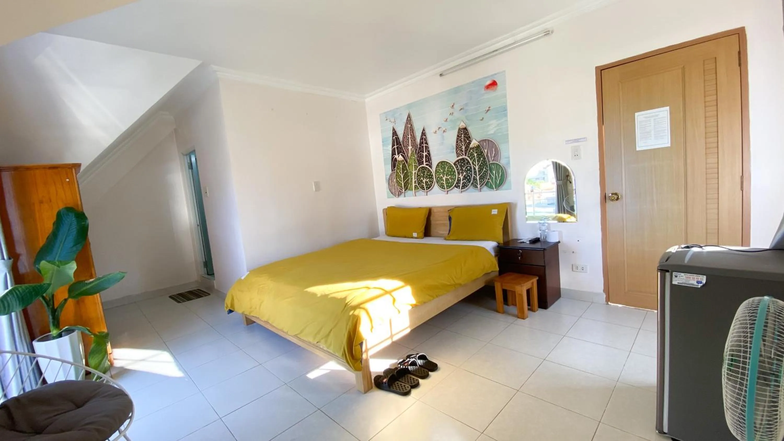 Bed in HOMESTAY THÙY DƯƠNG