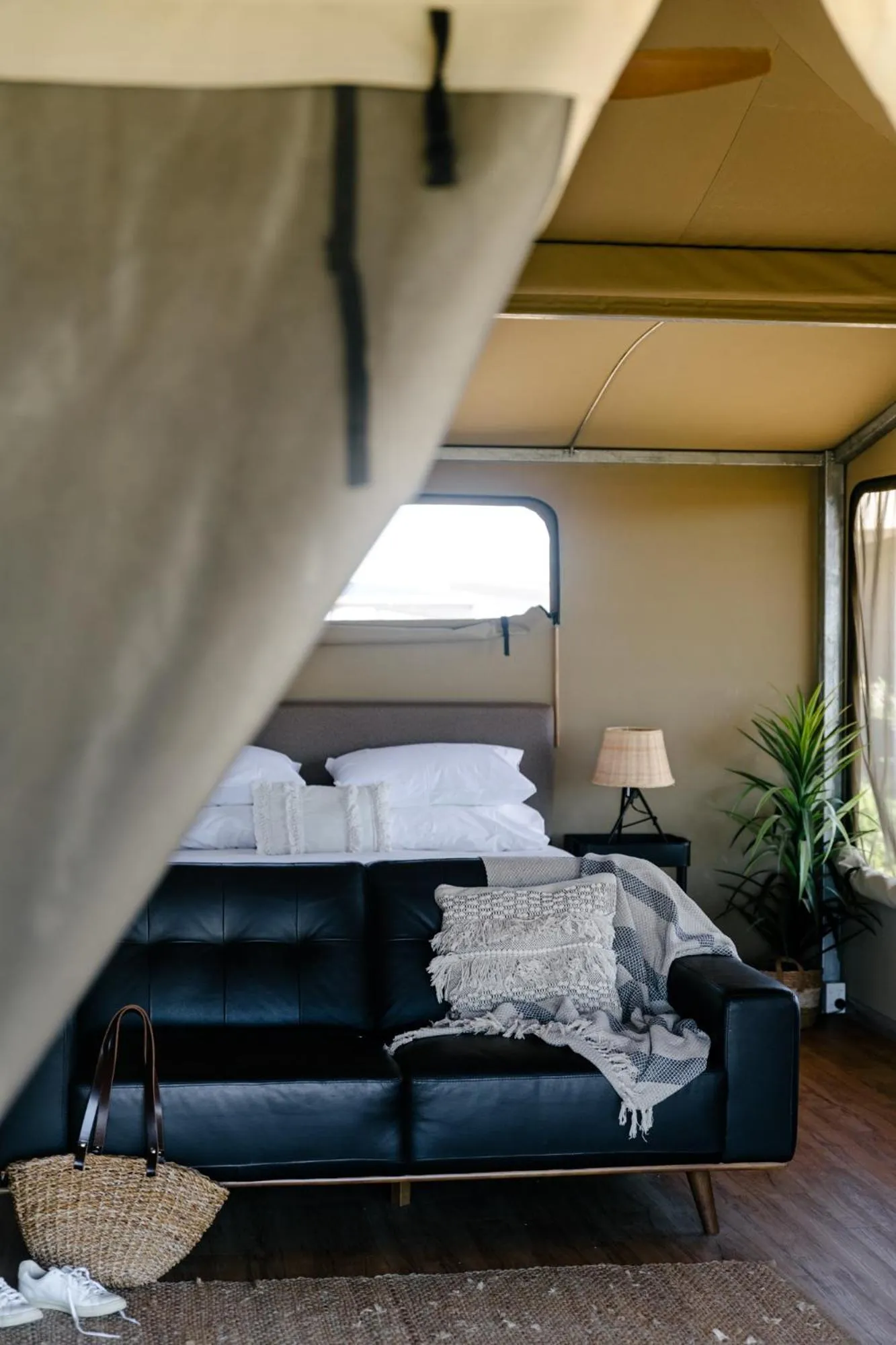 Bed in Mitchell Grass Retreat