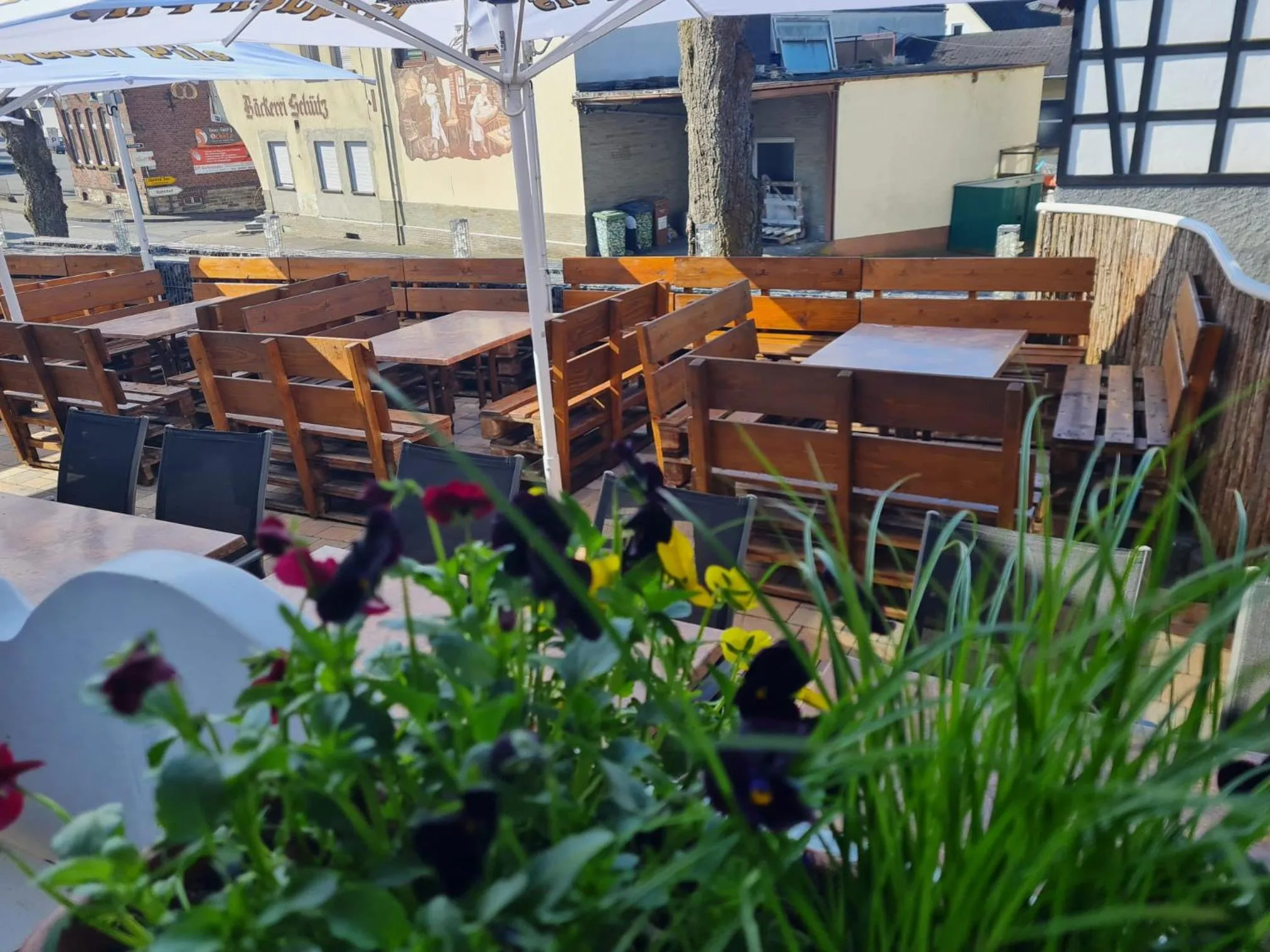 Balcony/Terrace in Hotel Restaurant Rückert