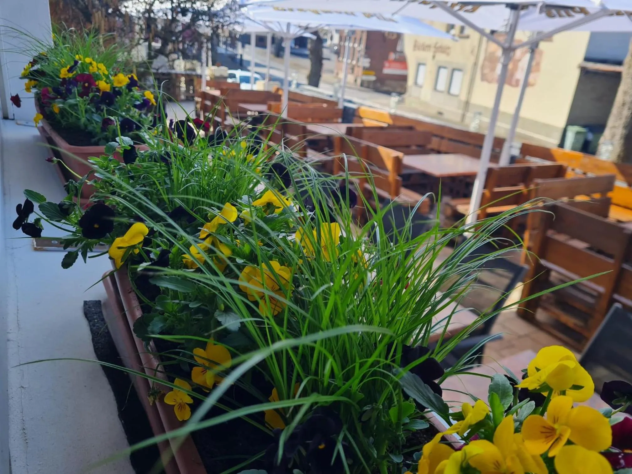 Balcony/Terrace in Hotel Restaurant Rückert