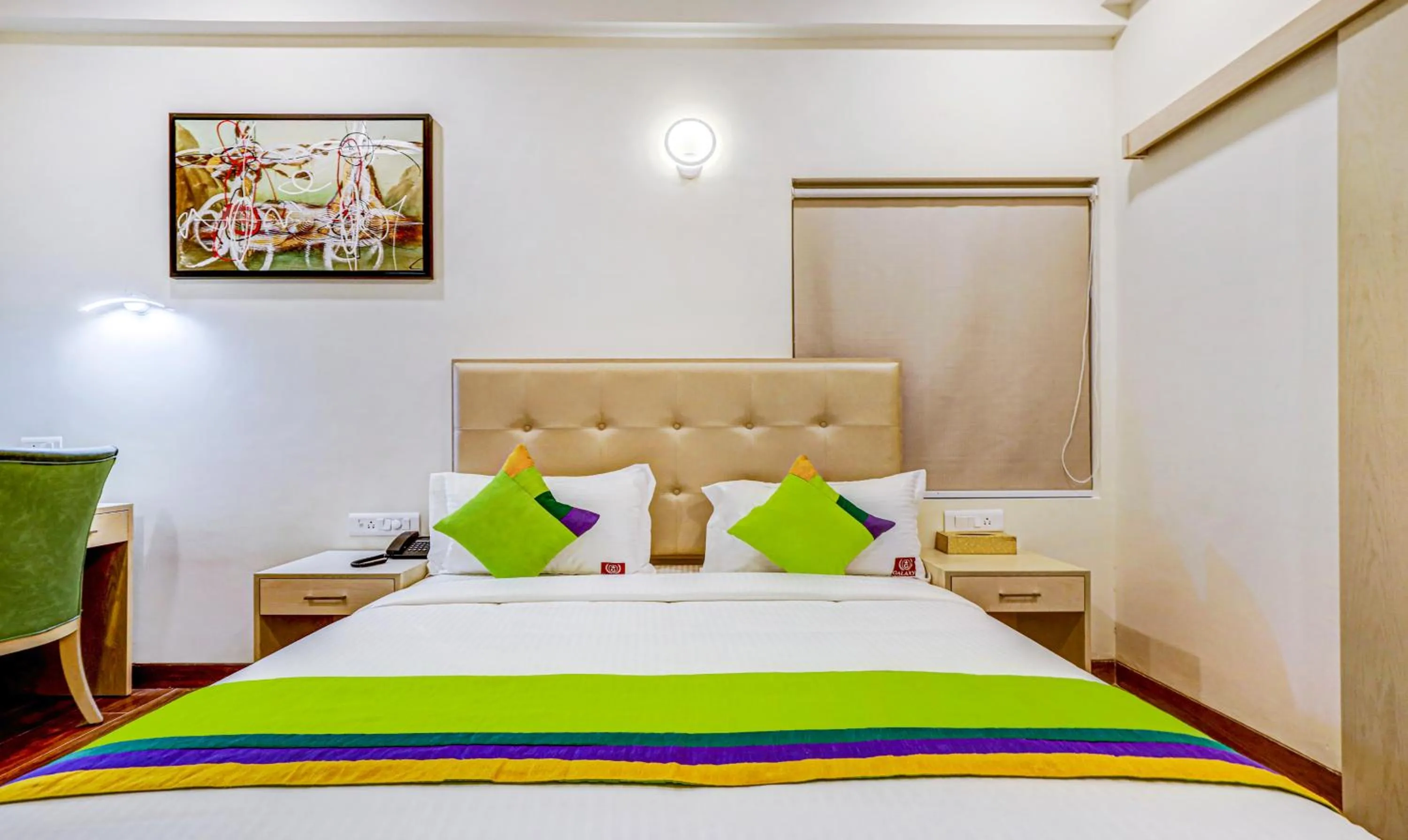 Bedroom, Bed in Treebo Galaxy Suites Mathikere