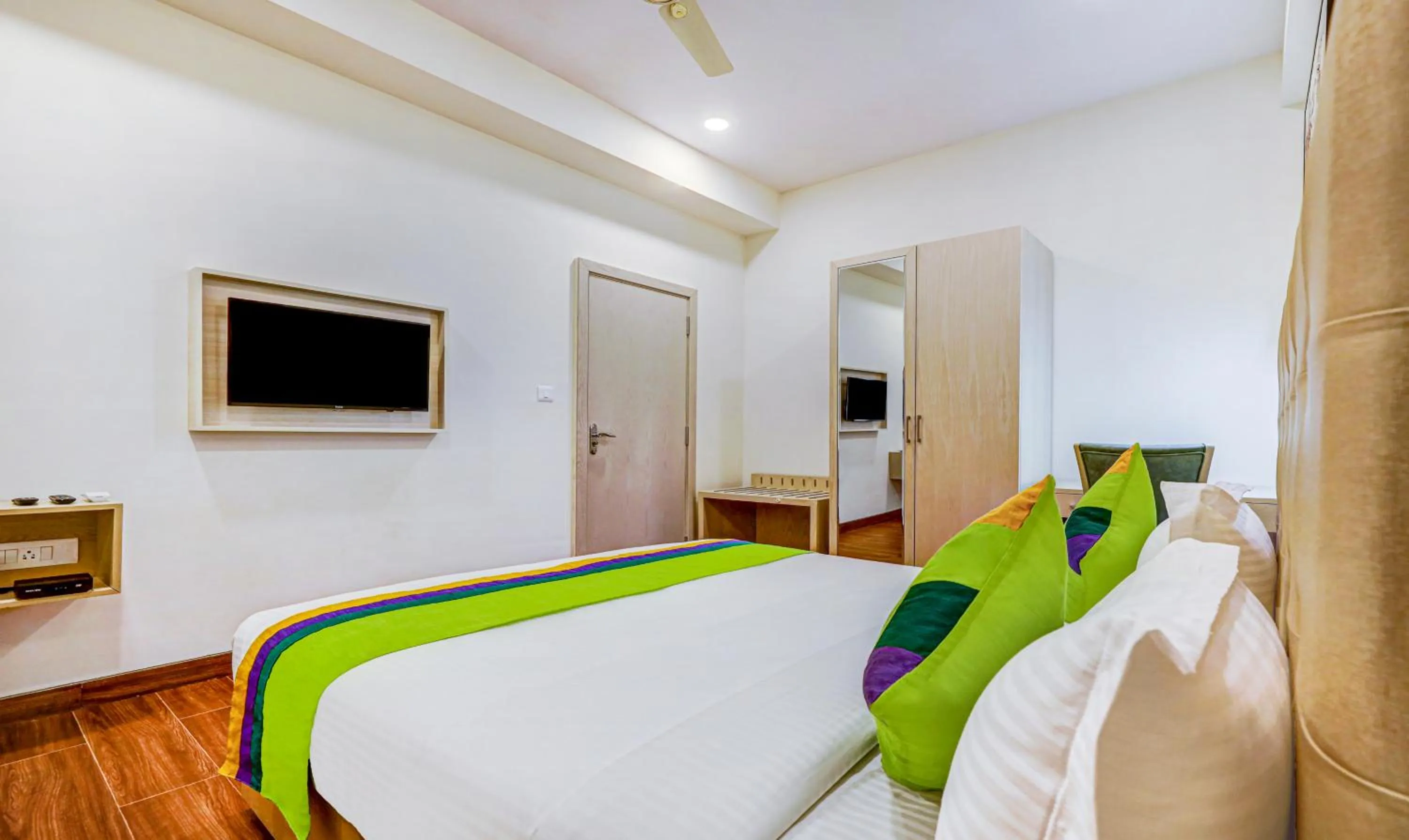 Bedroom, Bed in Treebo Galaxy Suites Mathikere