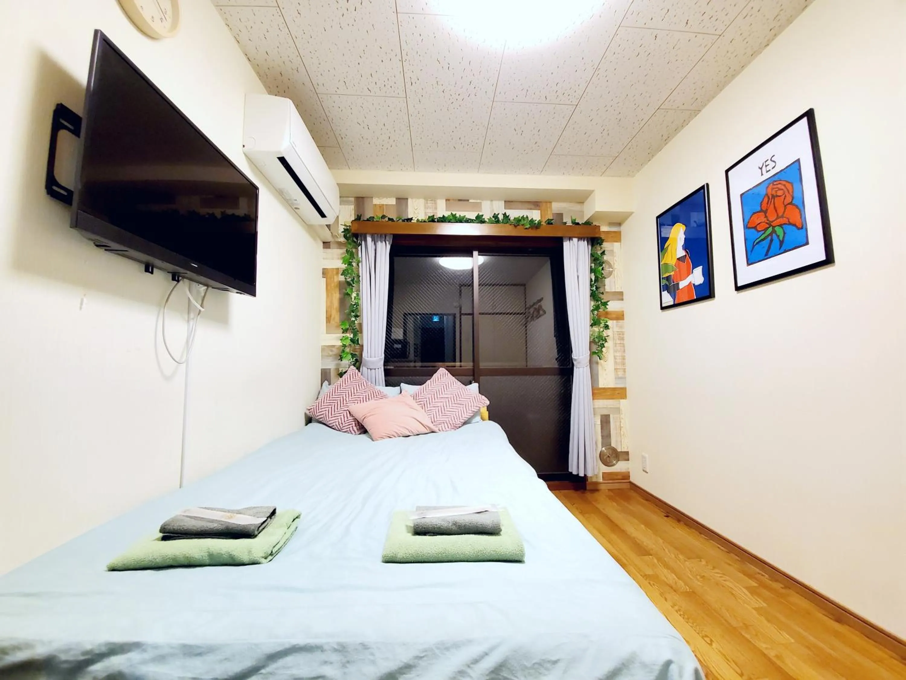 Bed in nestay suite tokyo tabata